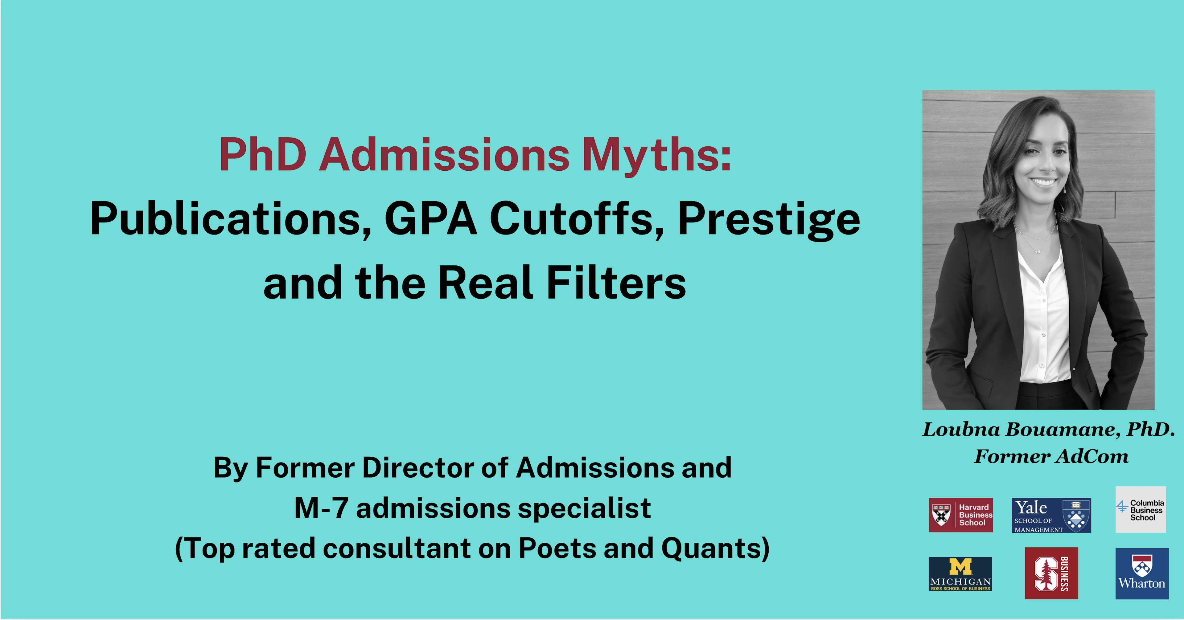 PhD Admissions Myths: Publications, GPA Cutoffs, Prestige and the Real Filters