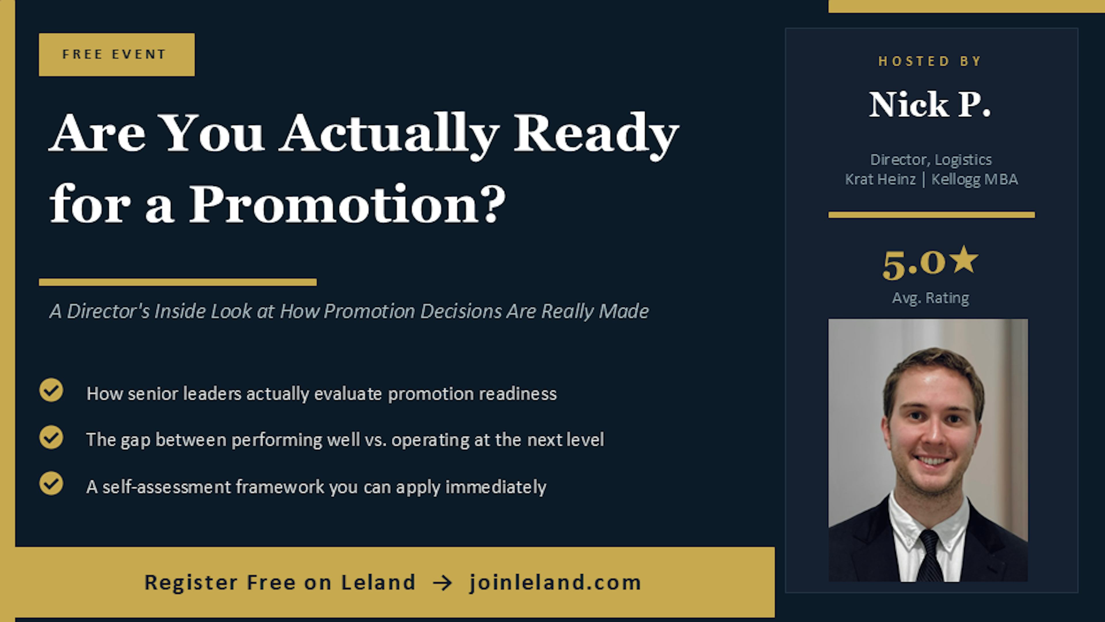 Are You Actually Ready For A Promotion? A Director's Inside Look