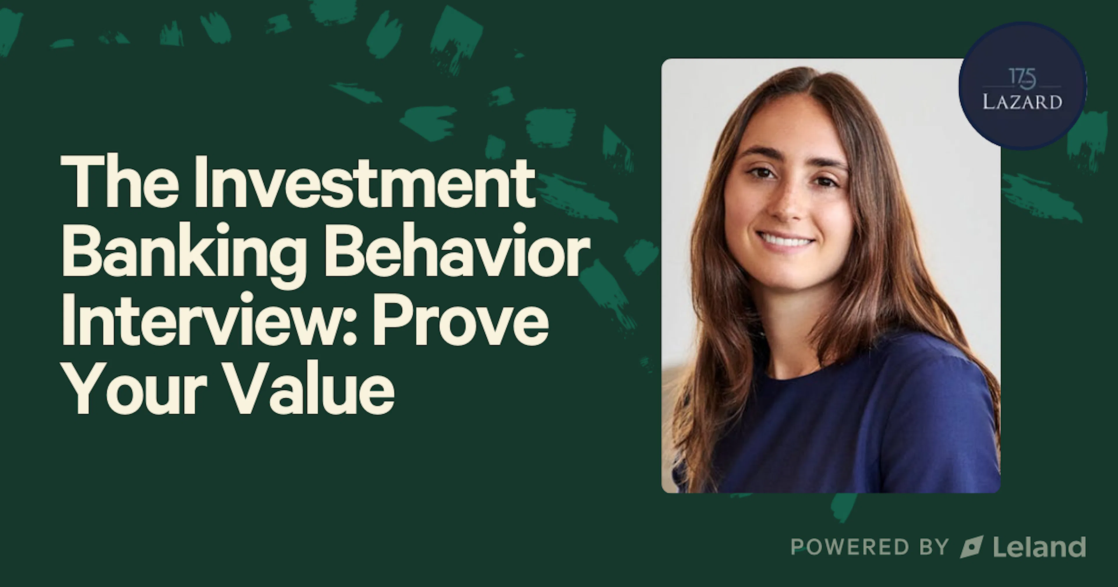The Investment Banking Behavior Interview: Prove Your Value