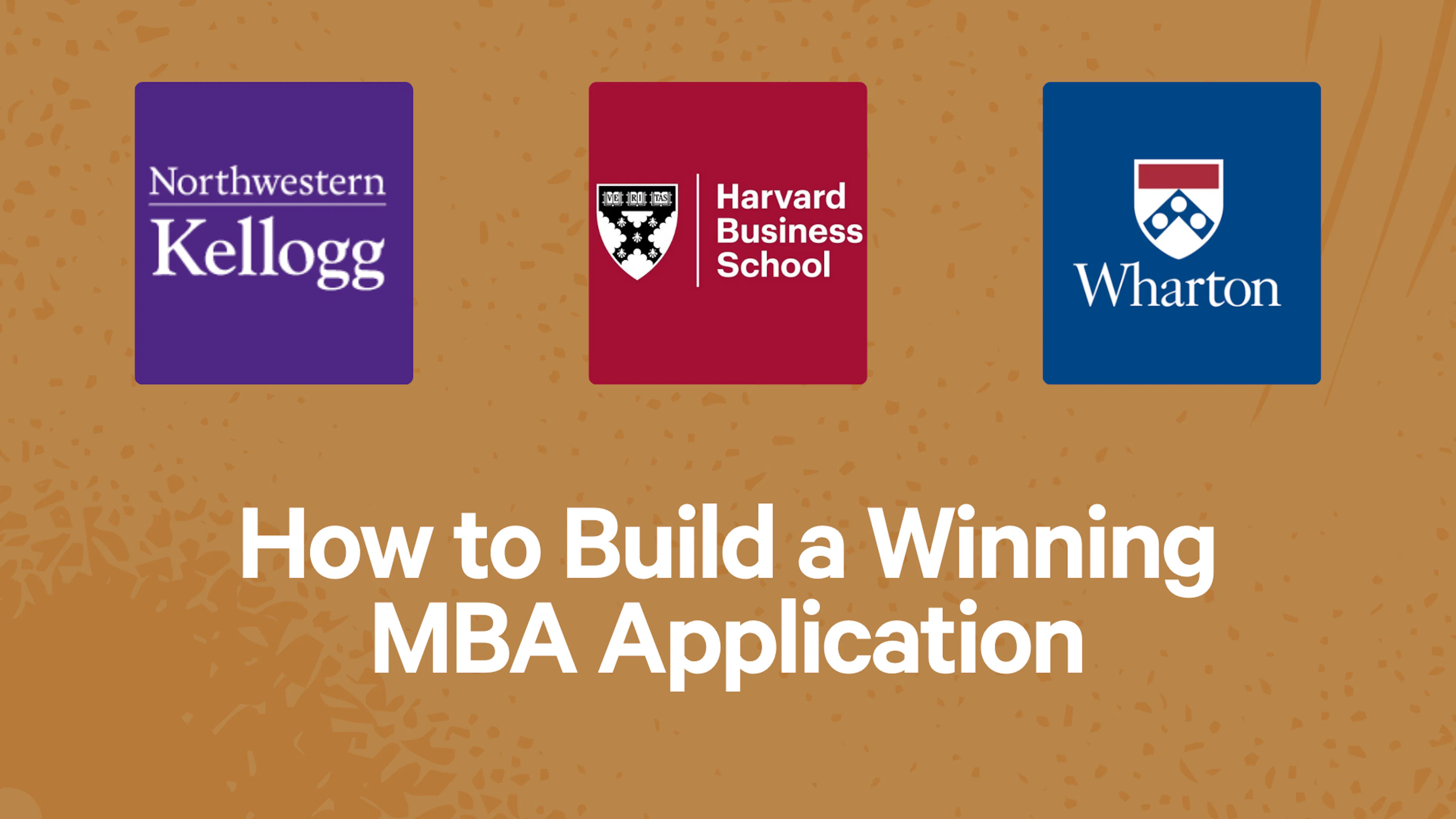 How to Build a Winning MBA Application