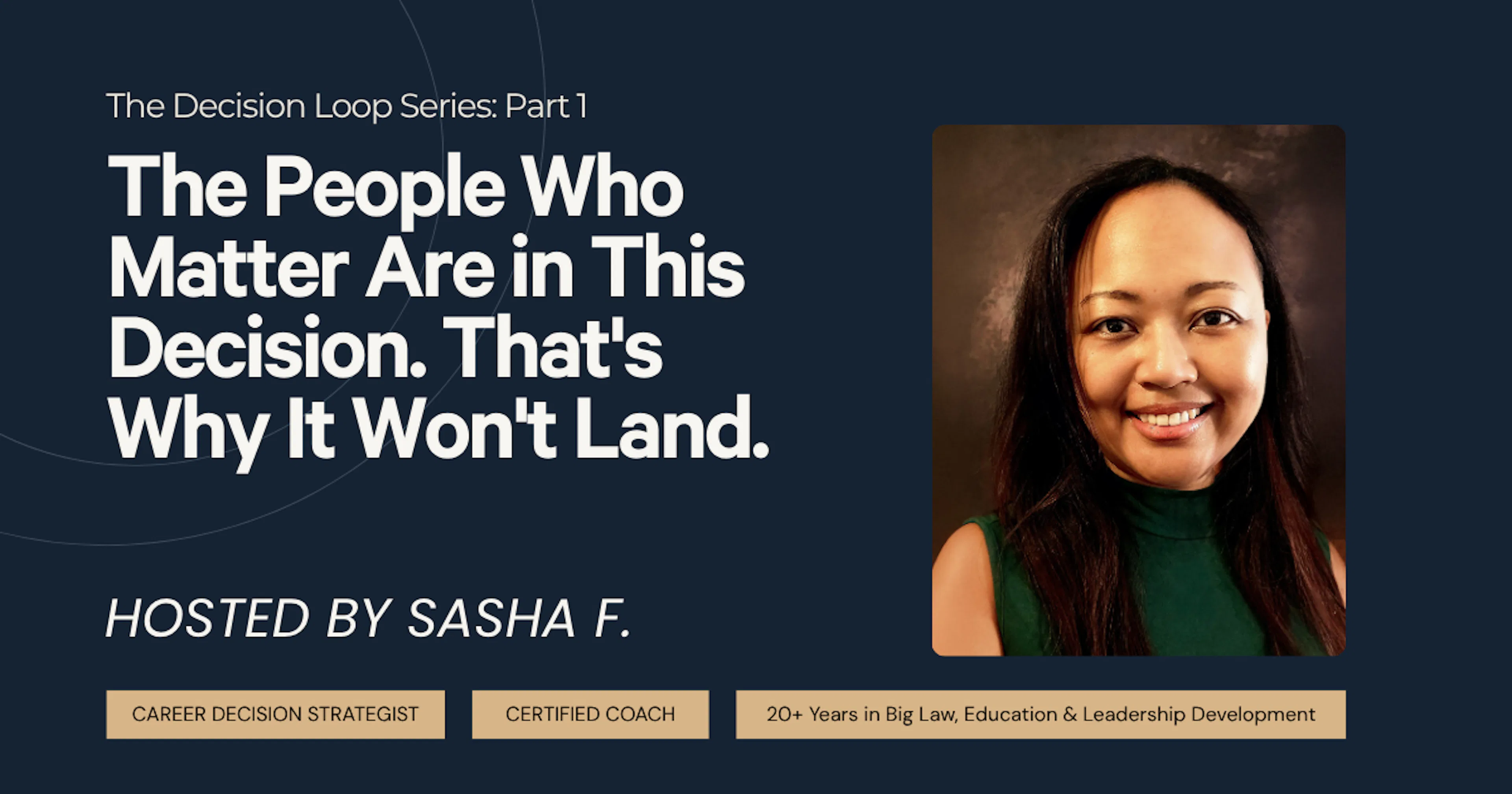 The People Who Matter Are in This Decision. That's Why It Won't Land.