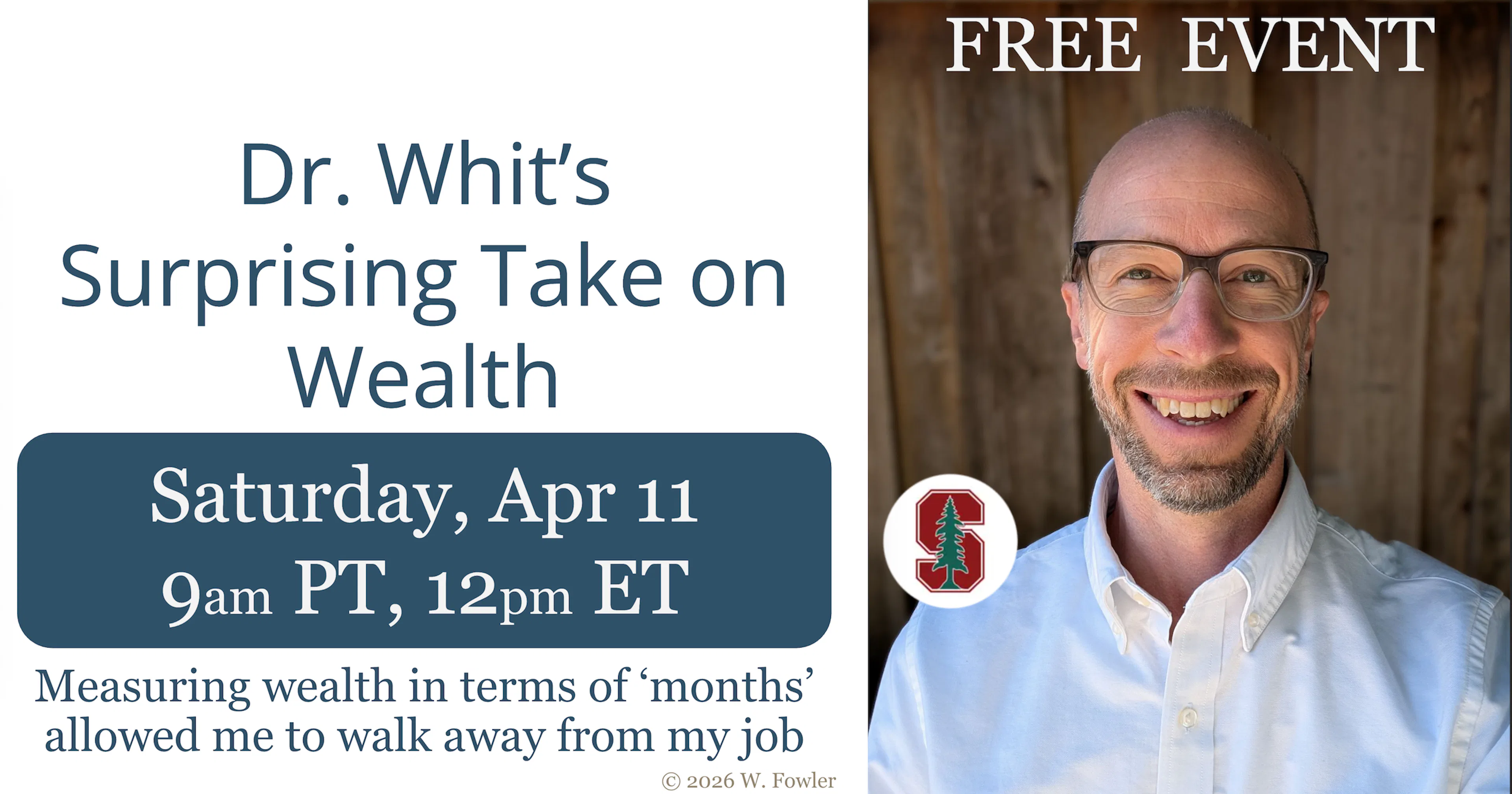 Dr. Whit’s Surprising Take on Wealth