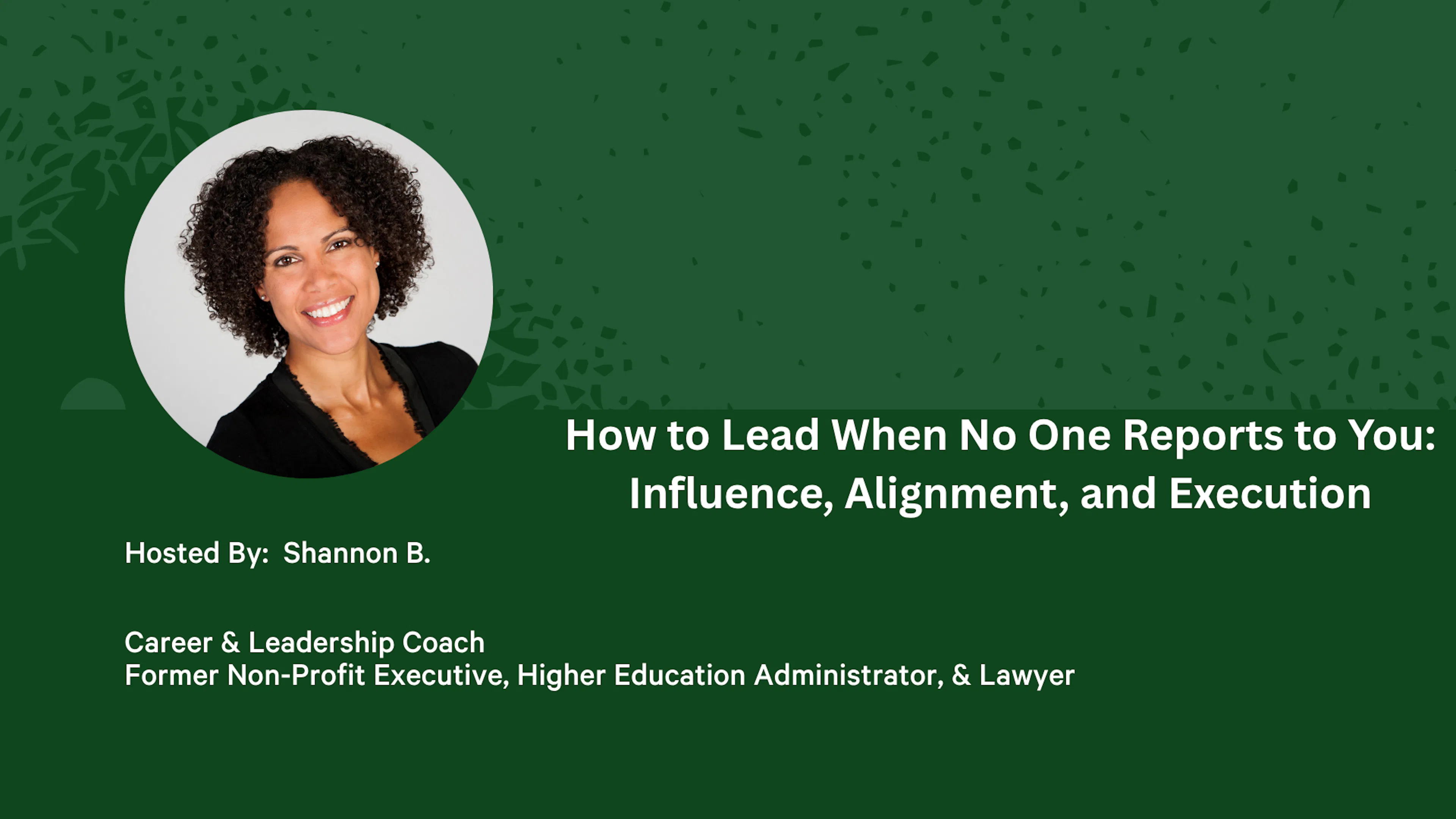 How to Lead When No One Reports to You: Influence, Alignment, and Execution