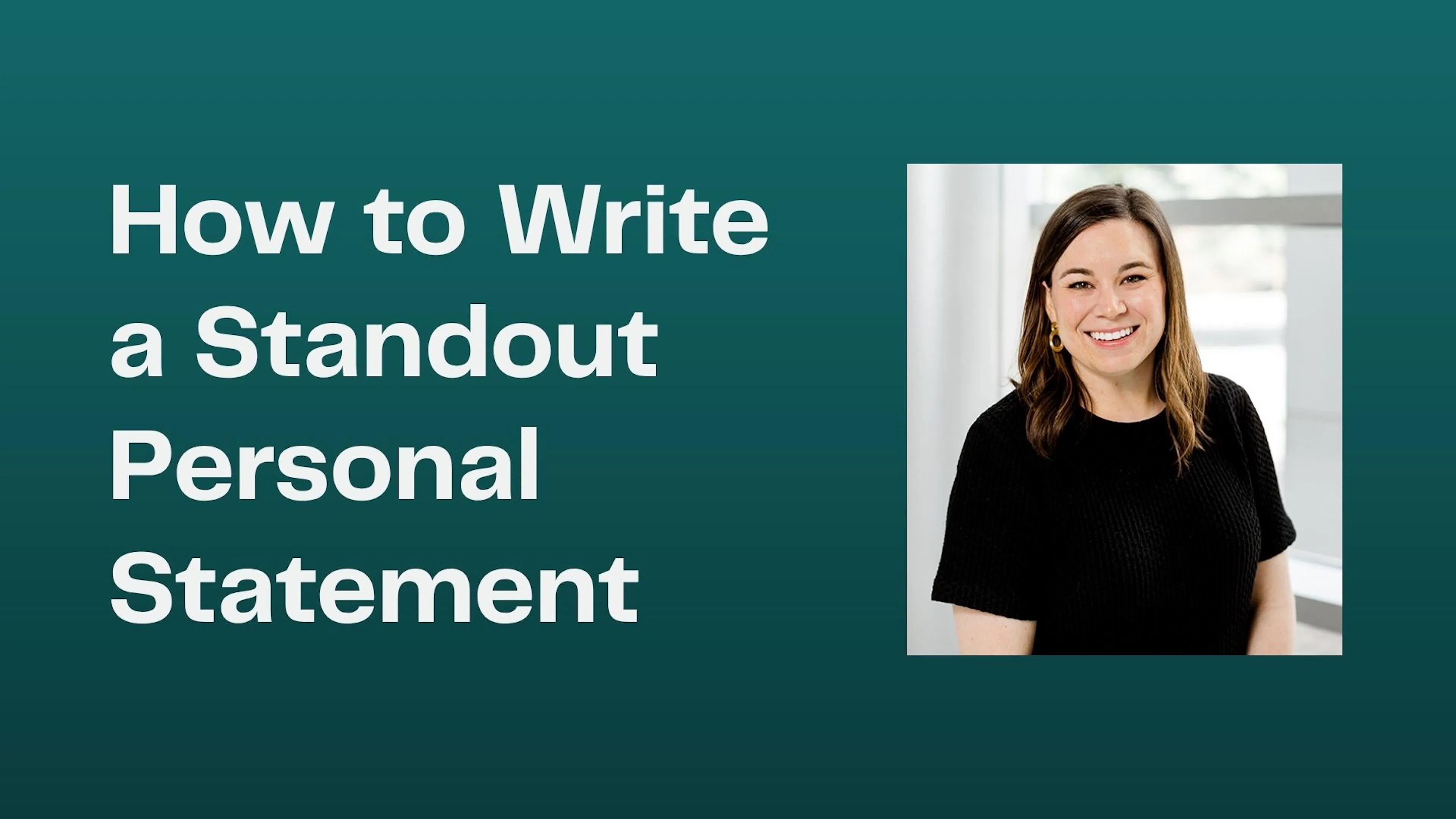 How to Write a Standout Medical School Personal Statement