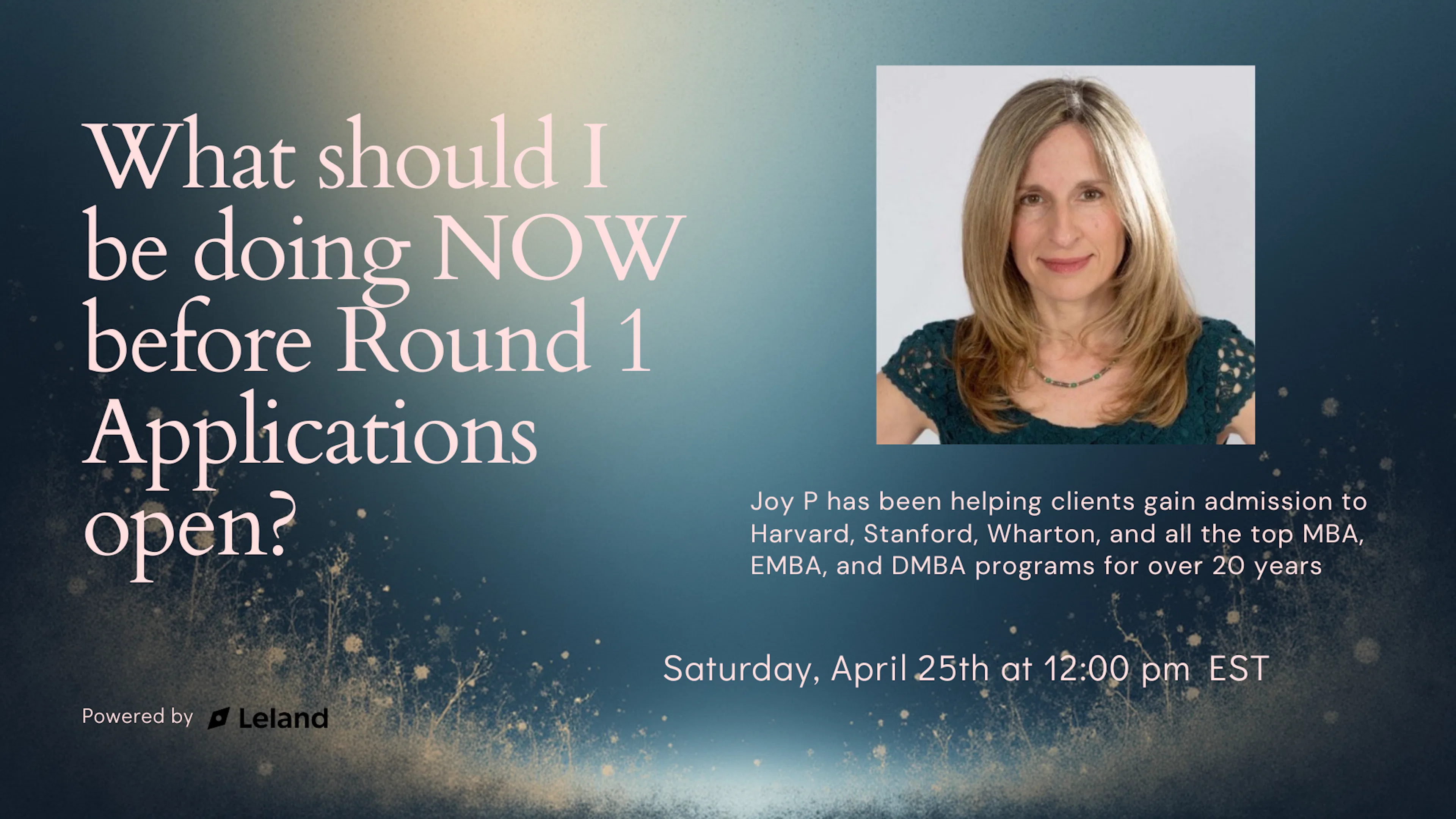 What should I be doing NOW before Round 1 Applications Open?