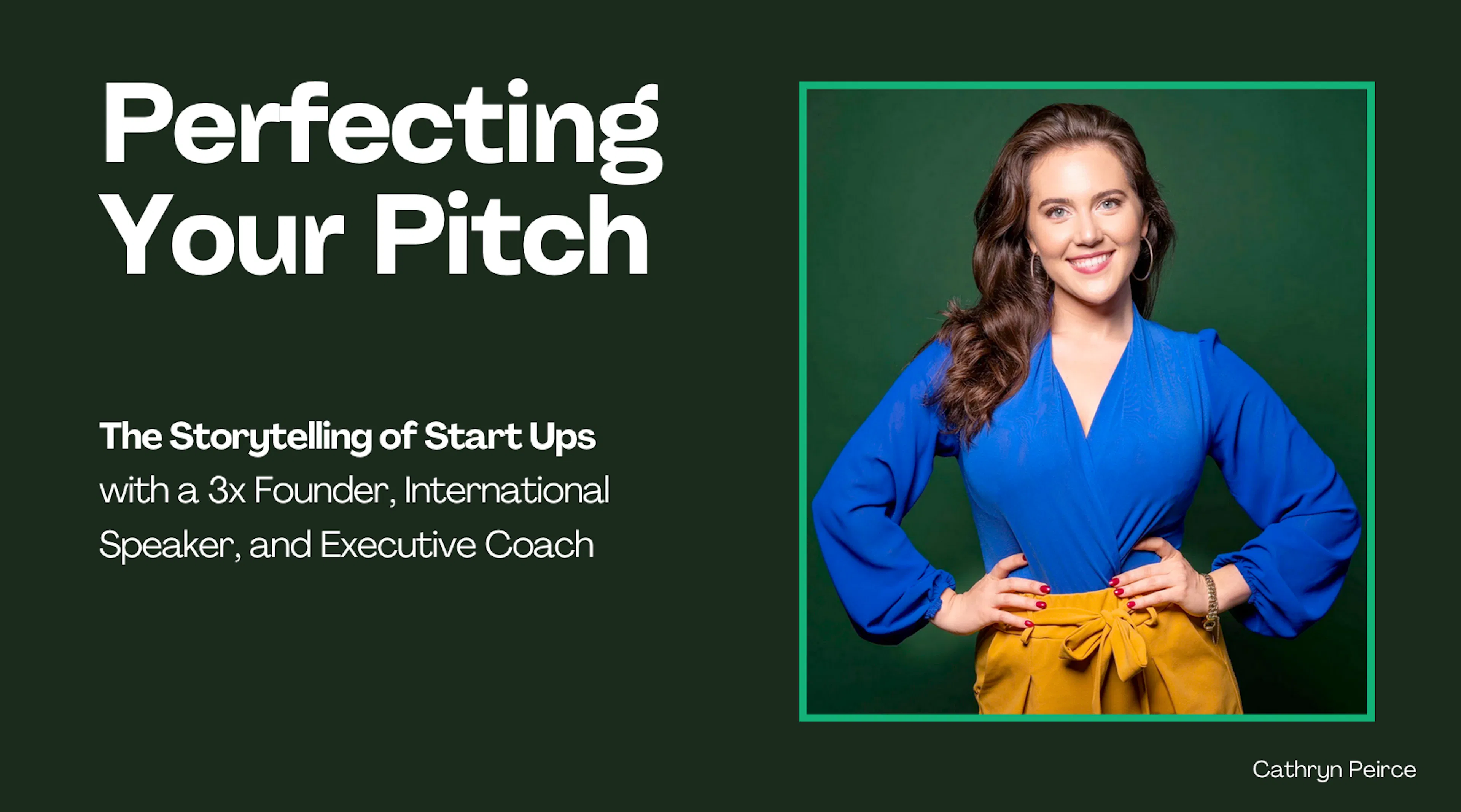 Perfecting Your Pitch