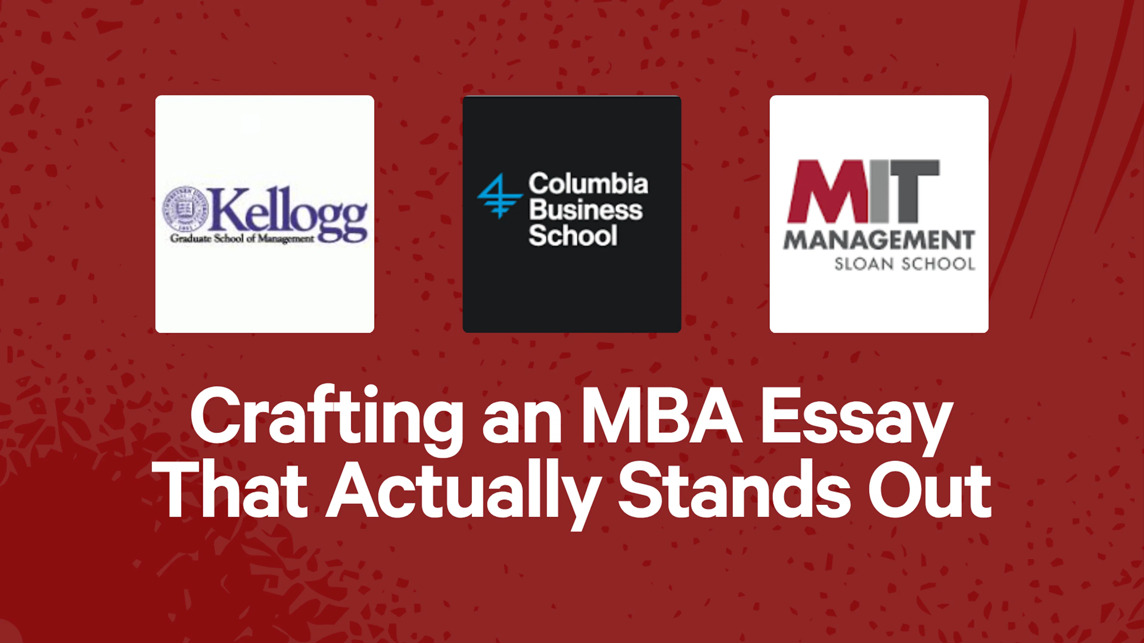 Crafting an MBA Essay That Actually Stands Out