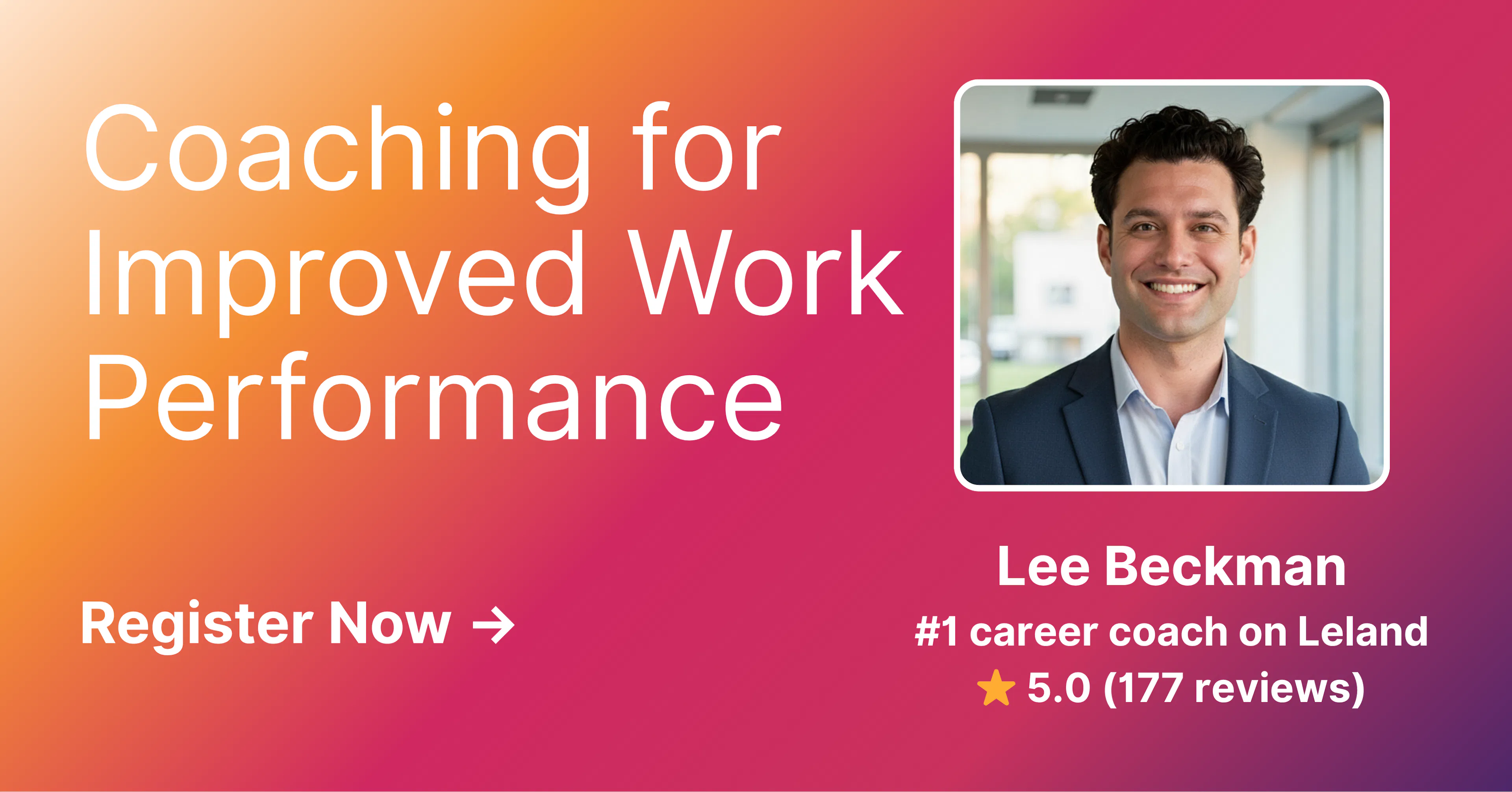 Coaching for Improved Work Performance