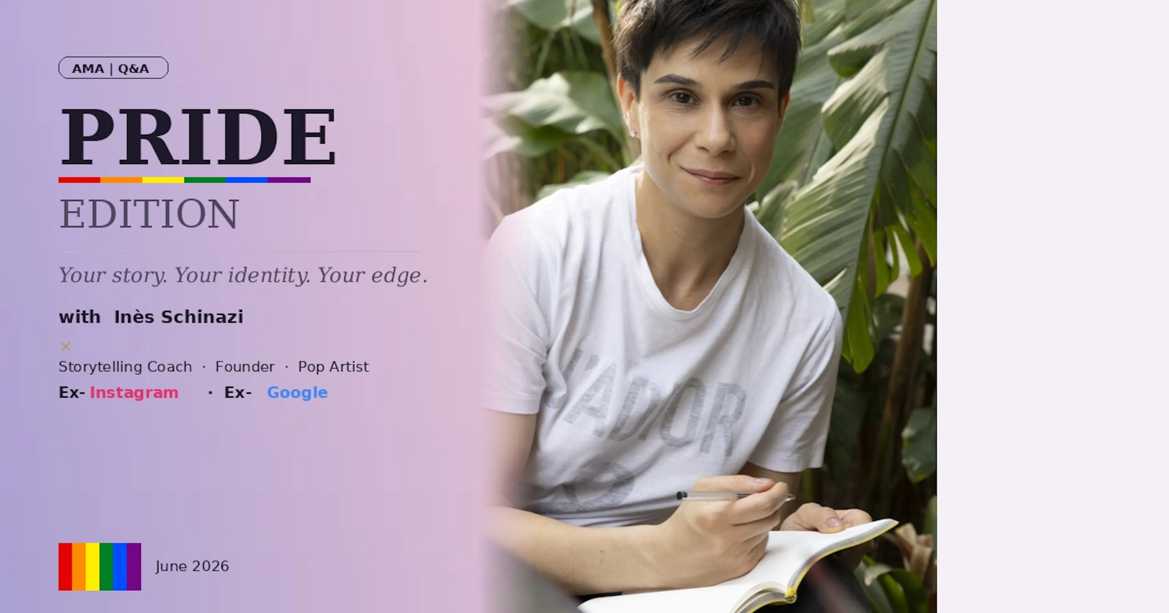 AMA | Q&A Pride Edition: Ex-Instagram, Ex-Google, Brandeis Alum & Founder