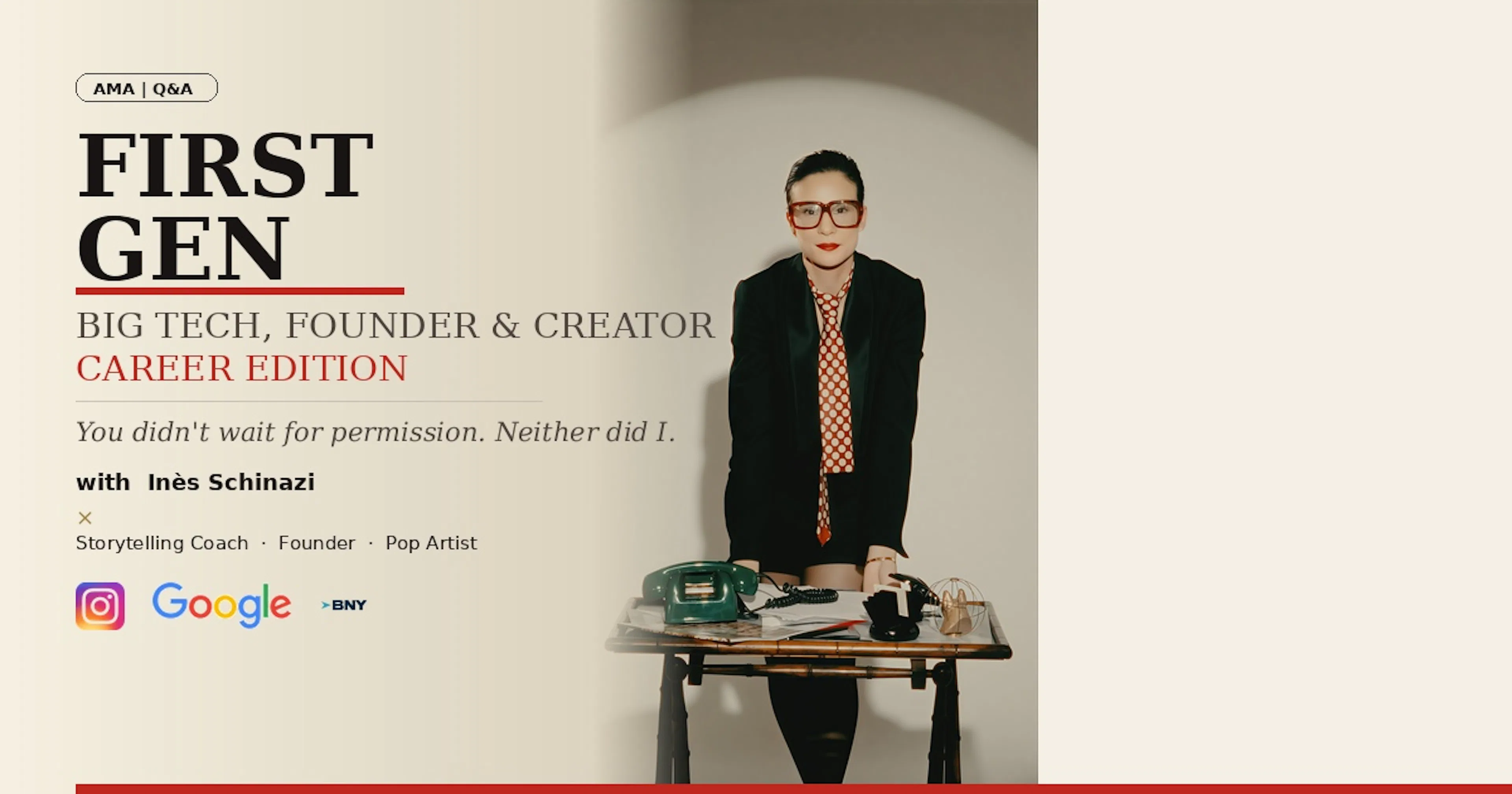 AMA | First Gen Big Tech, Founder & Creator: Ex-Instagram, Ex-Google, BNY