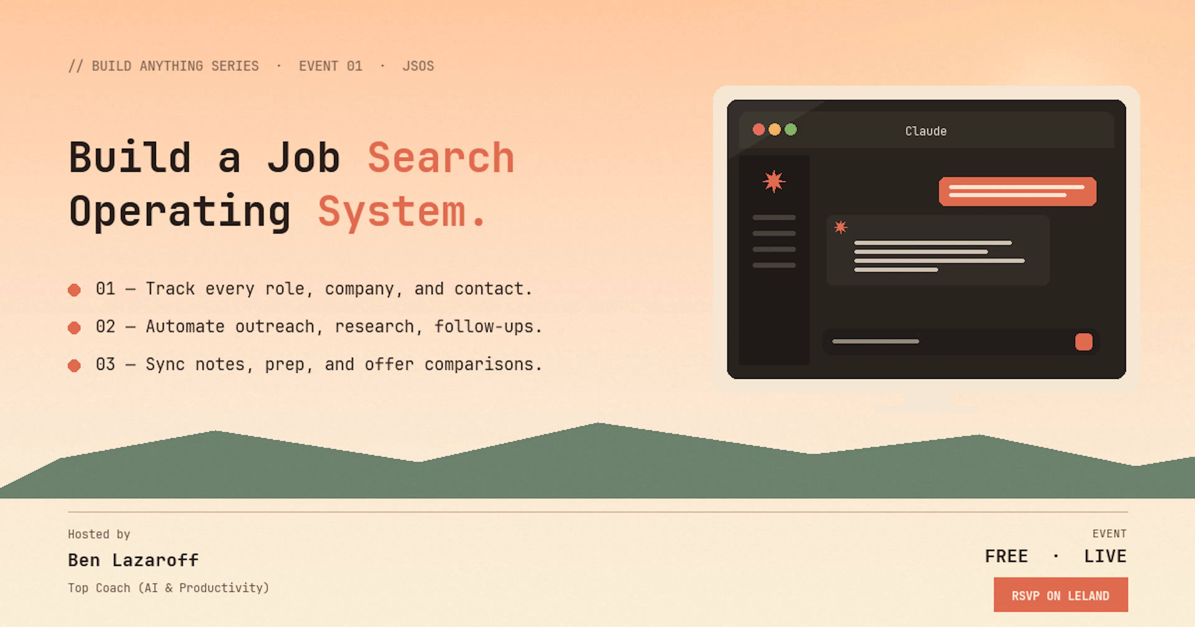 Build a Job Search Operating System (JSOS)