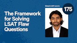 The Framework for Solving LSAT Flaw Questions