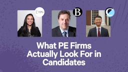 What PE Firms Actually Look For in Candidates