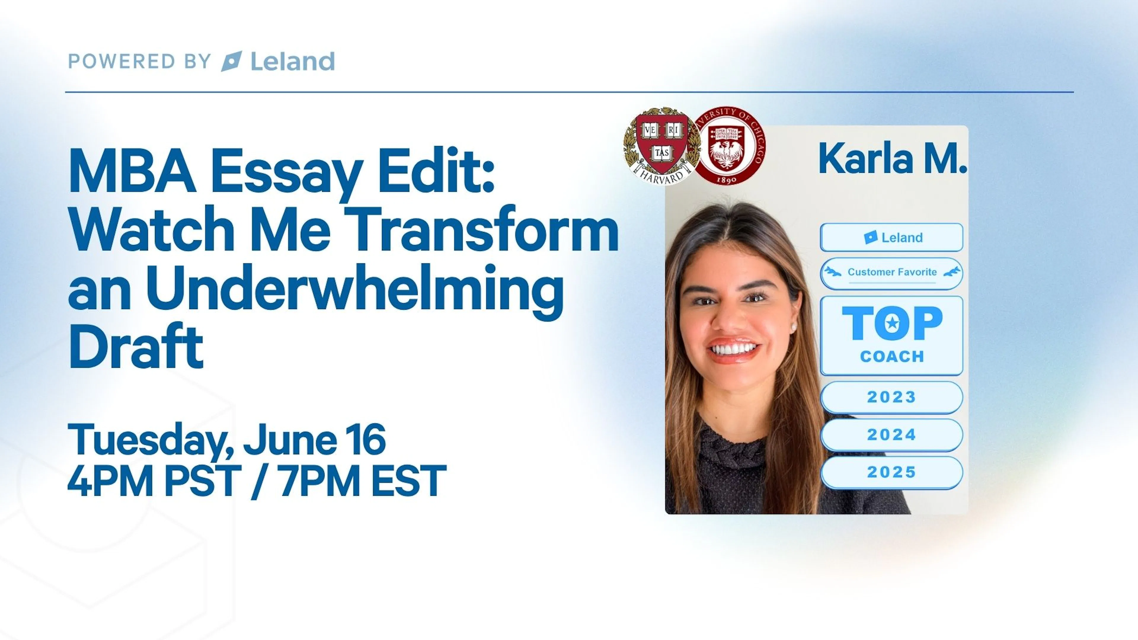 MBA Essay Edit: Watch Me Transform an Underwhelming Draft