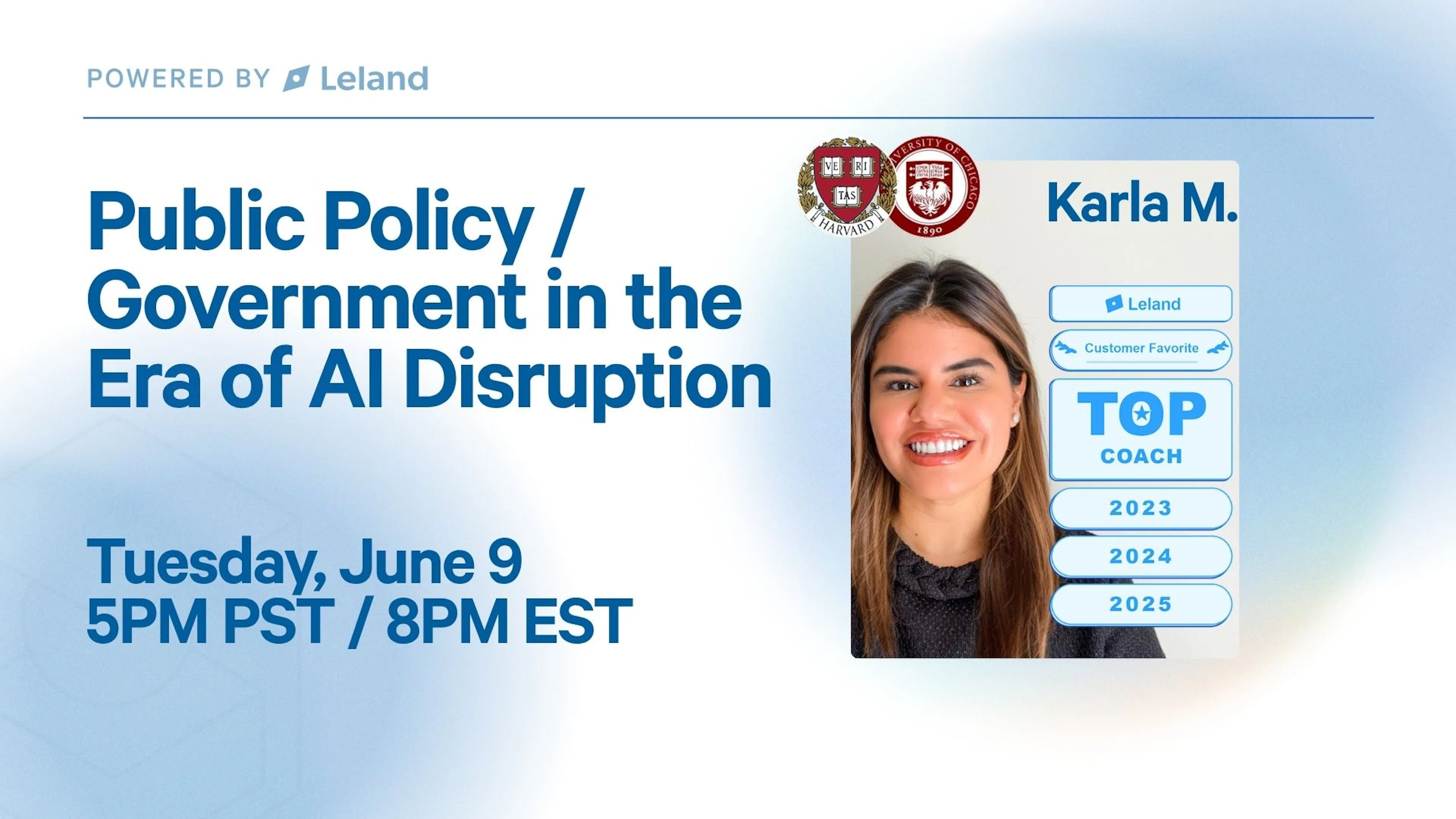 Public Policy / Government in the Era of AI Disruption