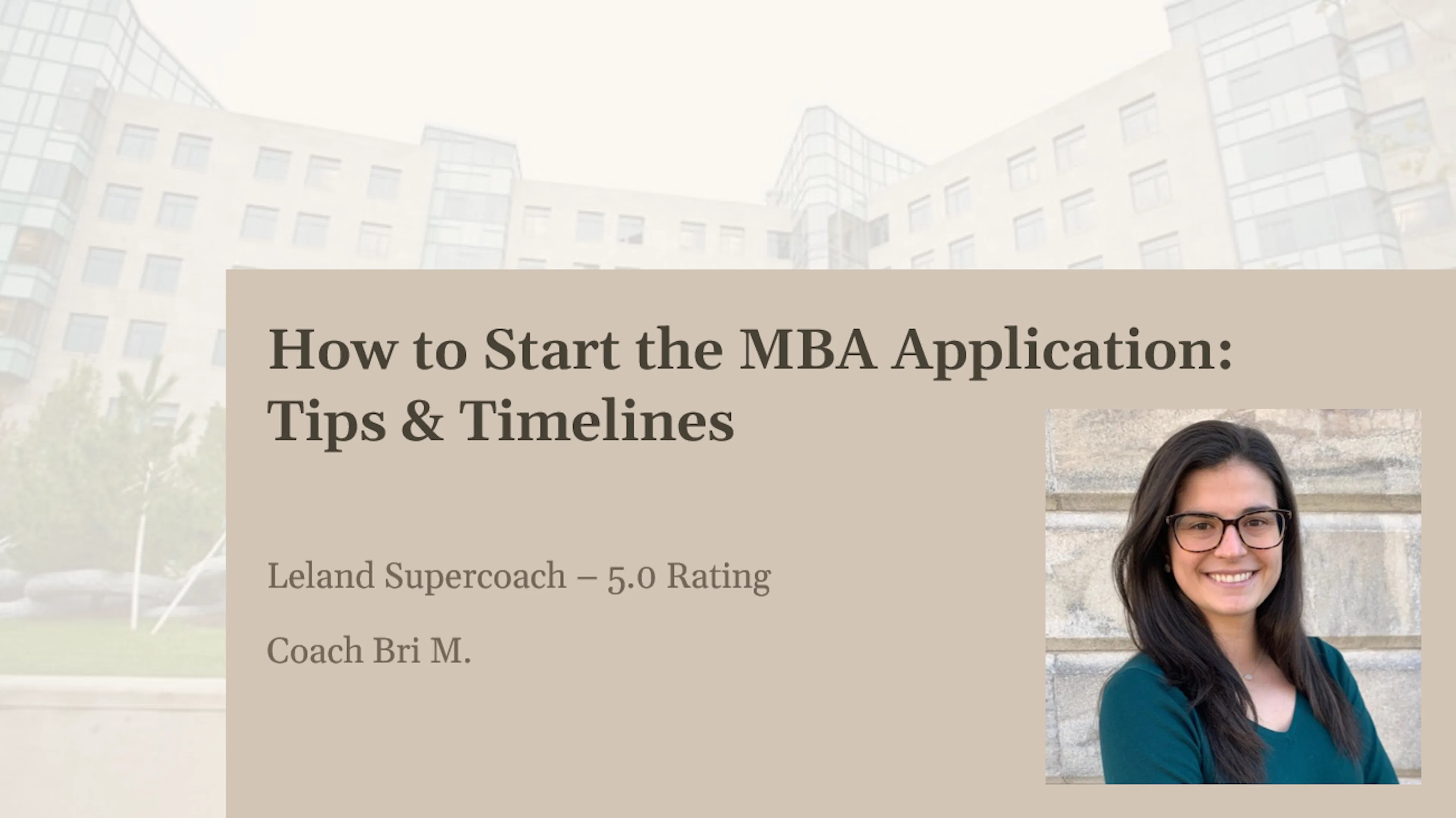 How to Start the MBA Application: Tips & Timelines