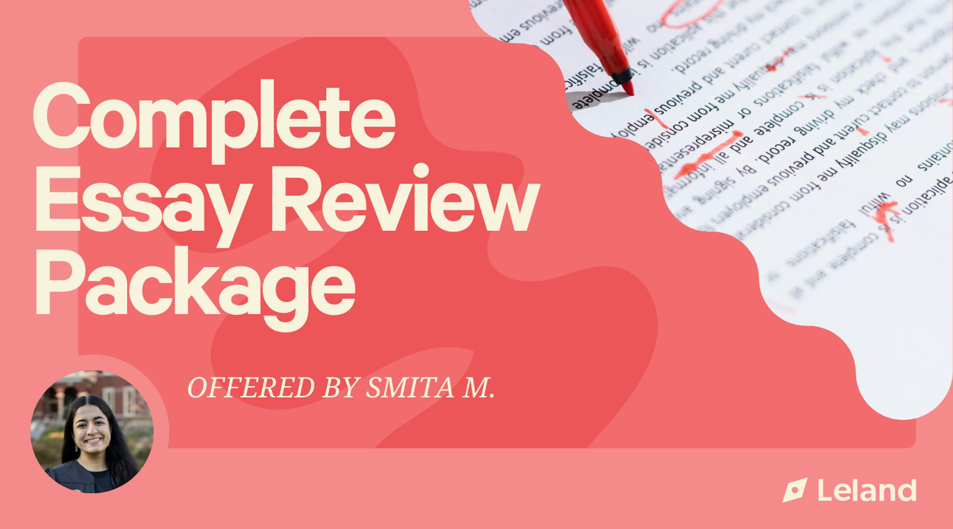 Complete Essay Review Package
