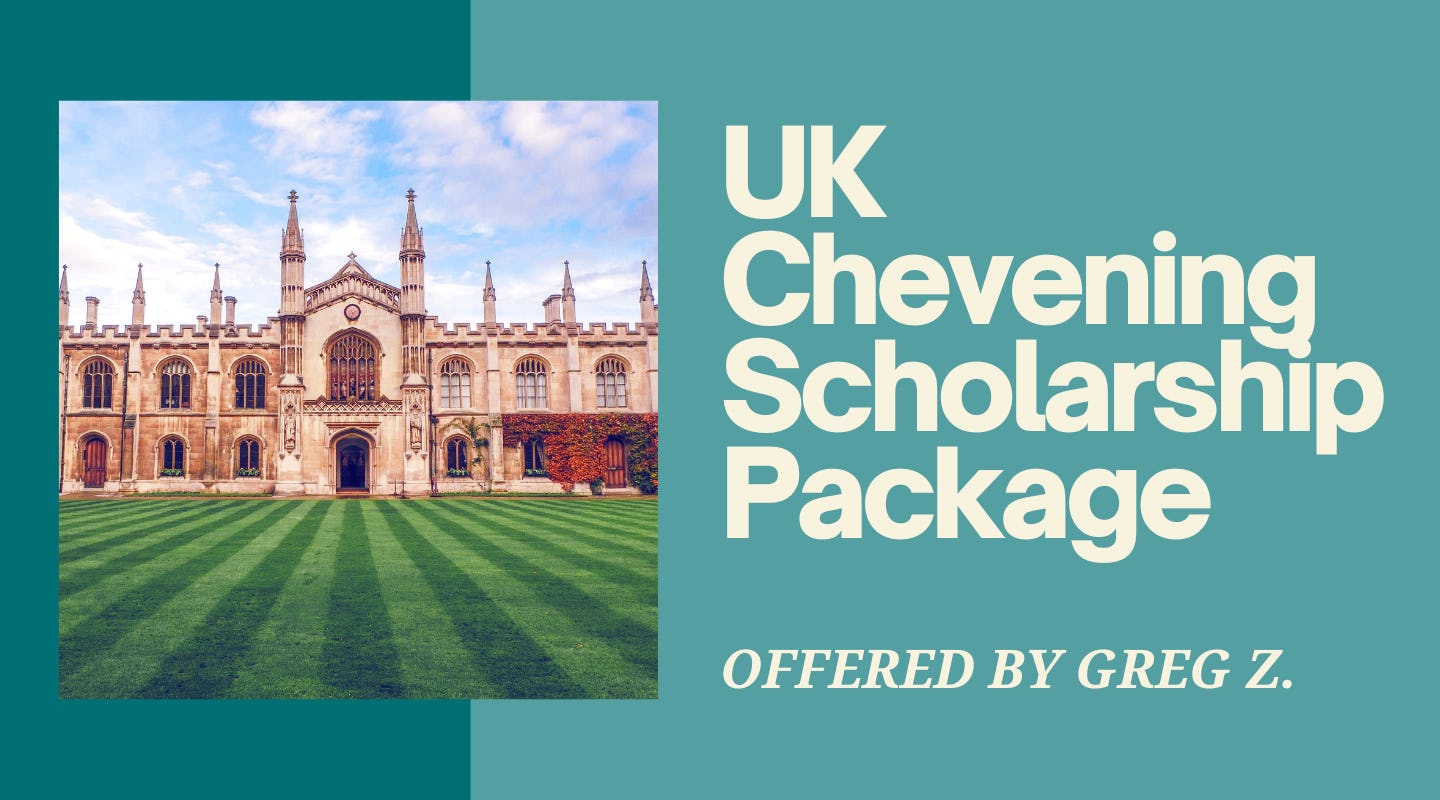 UK Chevening Scholarship Package