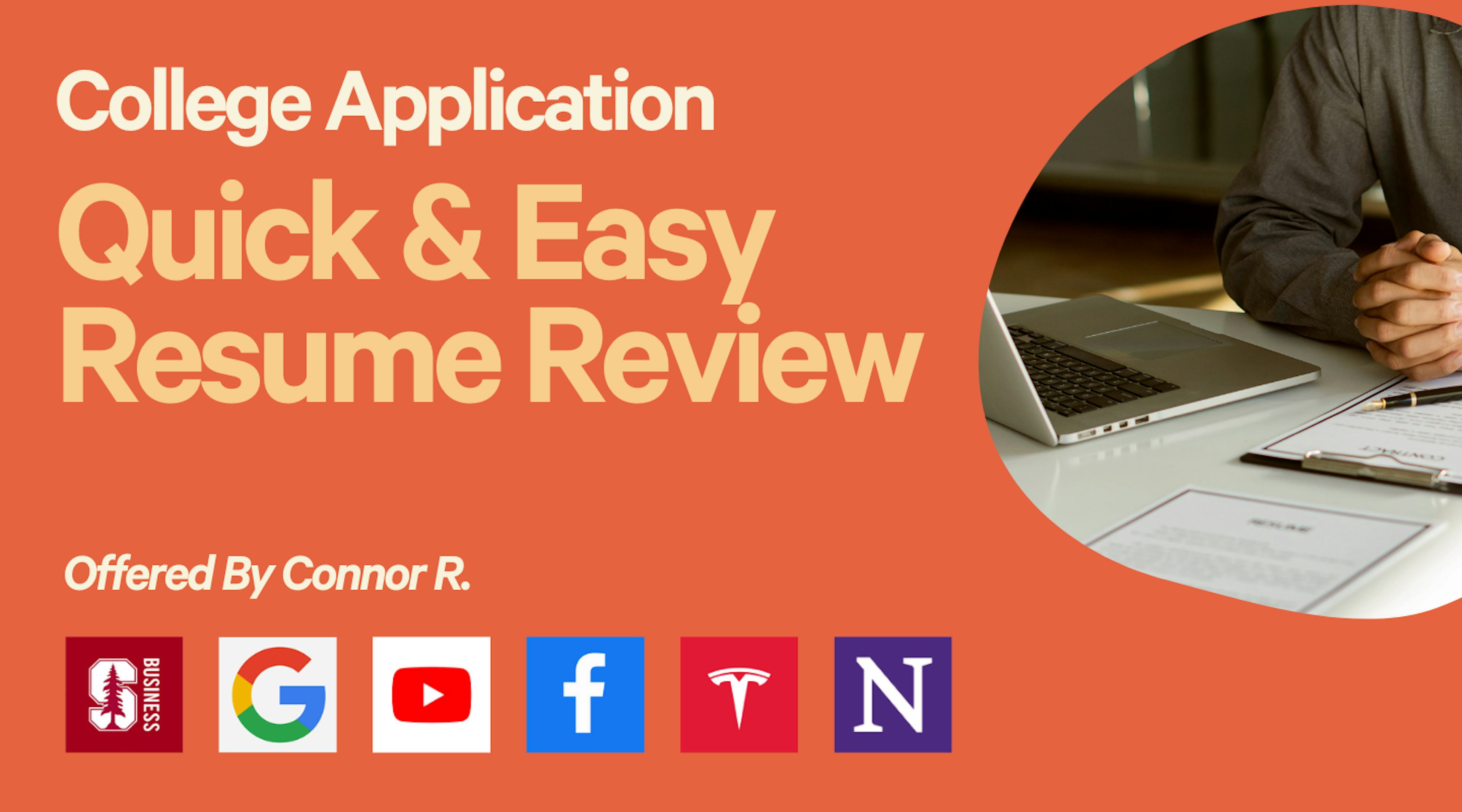 ⚡️ Quick & Easy Resume Review