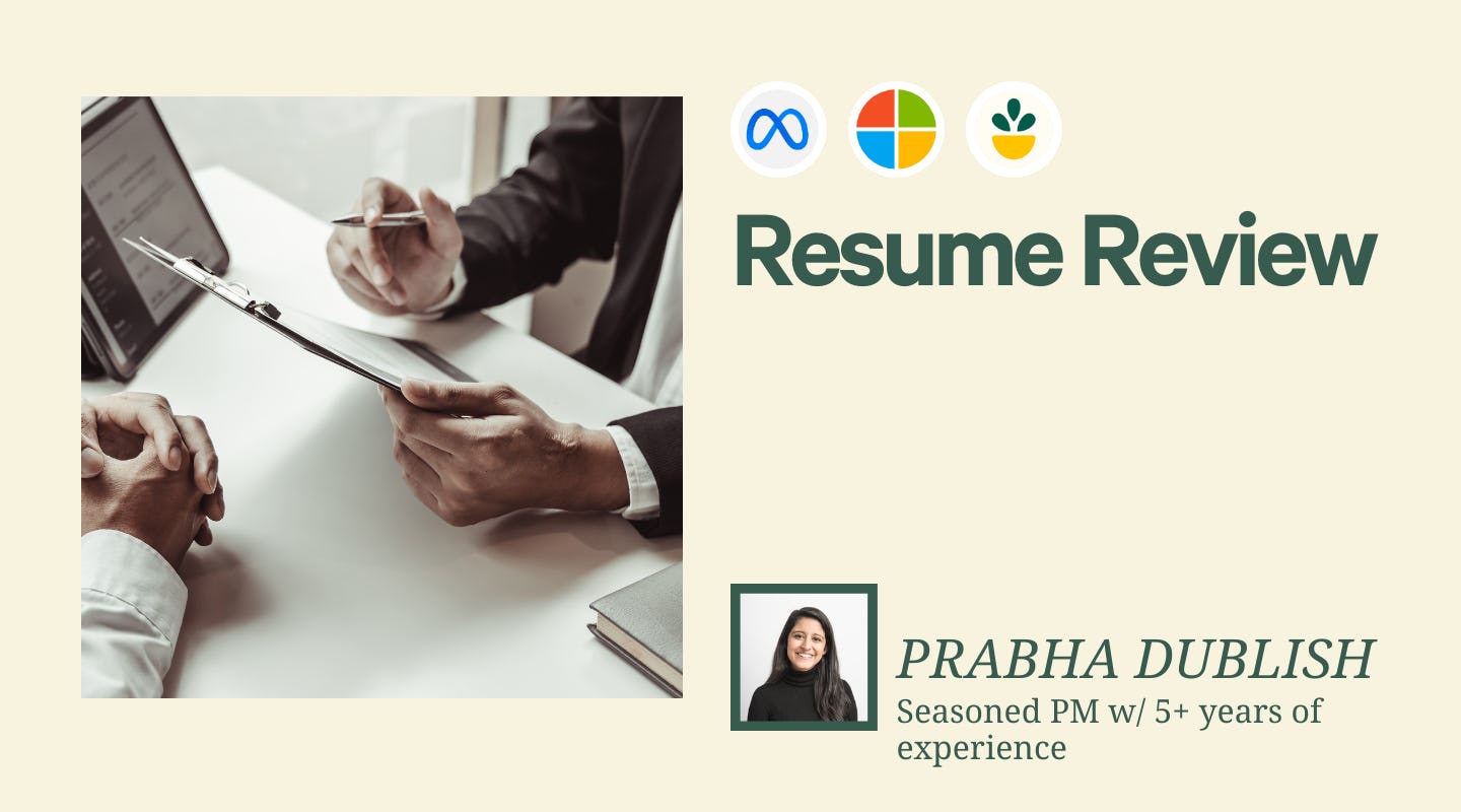 Build a compelling PM Resume