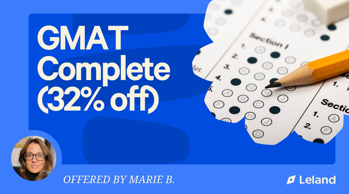 GMAT Complete (32% off)