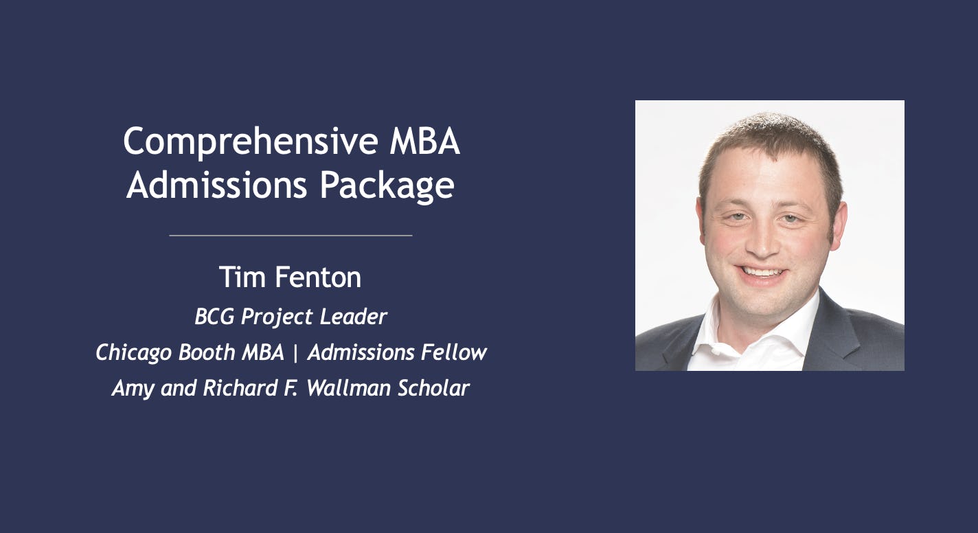 Comprehensive MBA Admissions Package