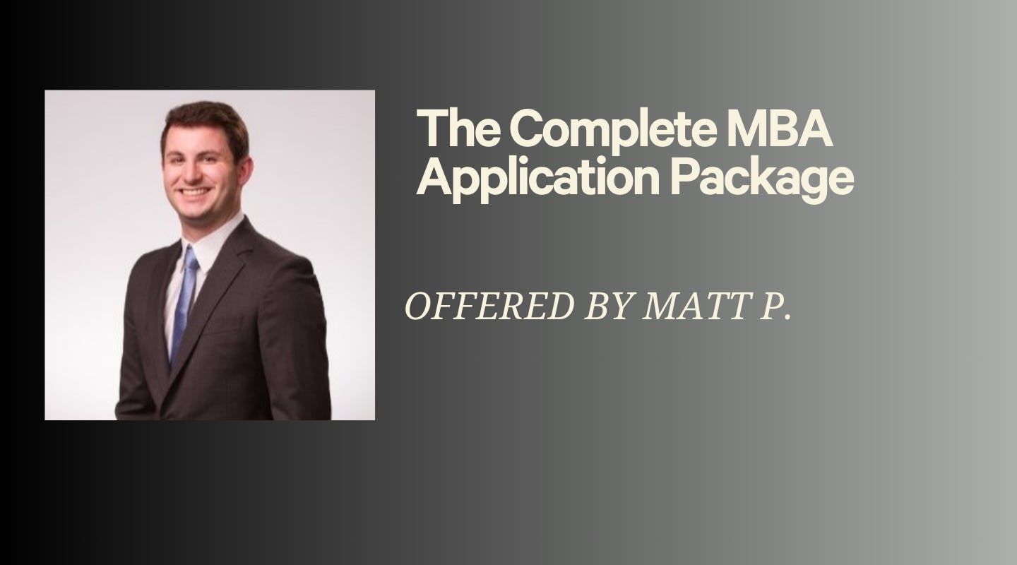 The Complete MBA Application Package