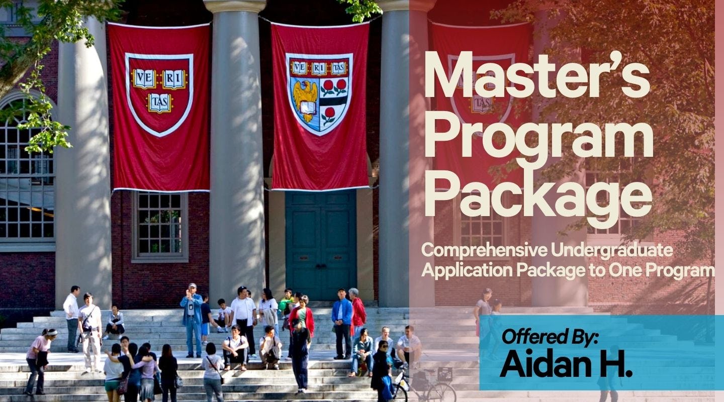 Comprehensive Single Master's Program Application 