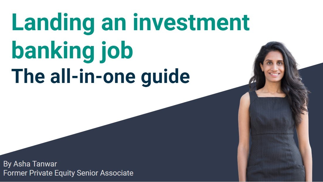 Landing an investment banking job - the ultimate guide