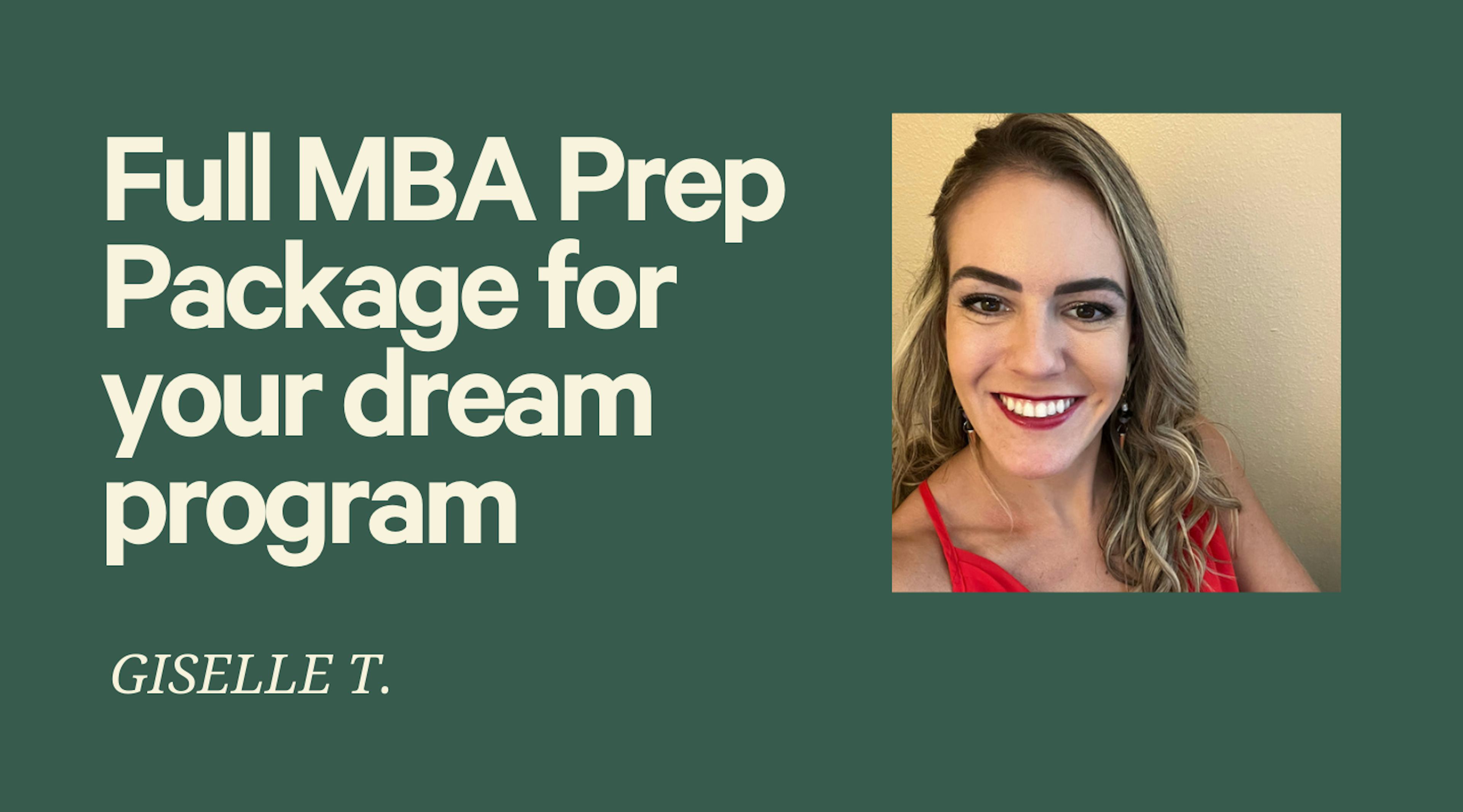 Get into your dream MBA program (in Europe/ USA)