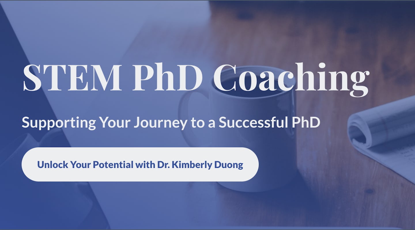 12-Week Personalized PhD Coaching Package