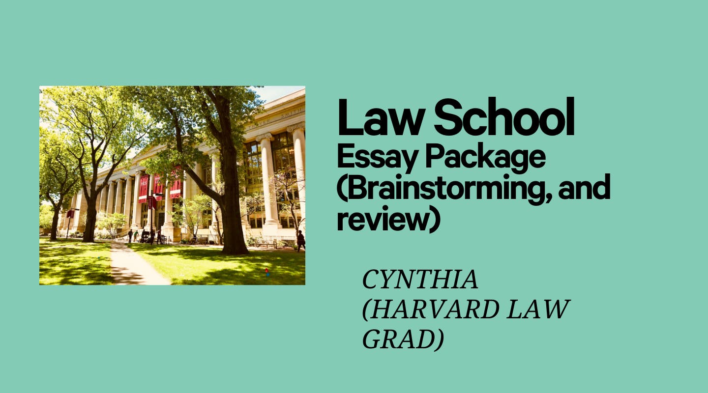 essays to get into law school