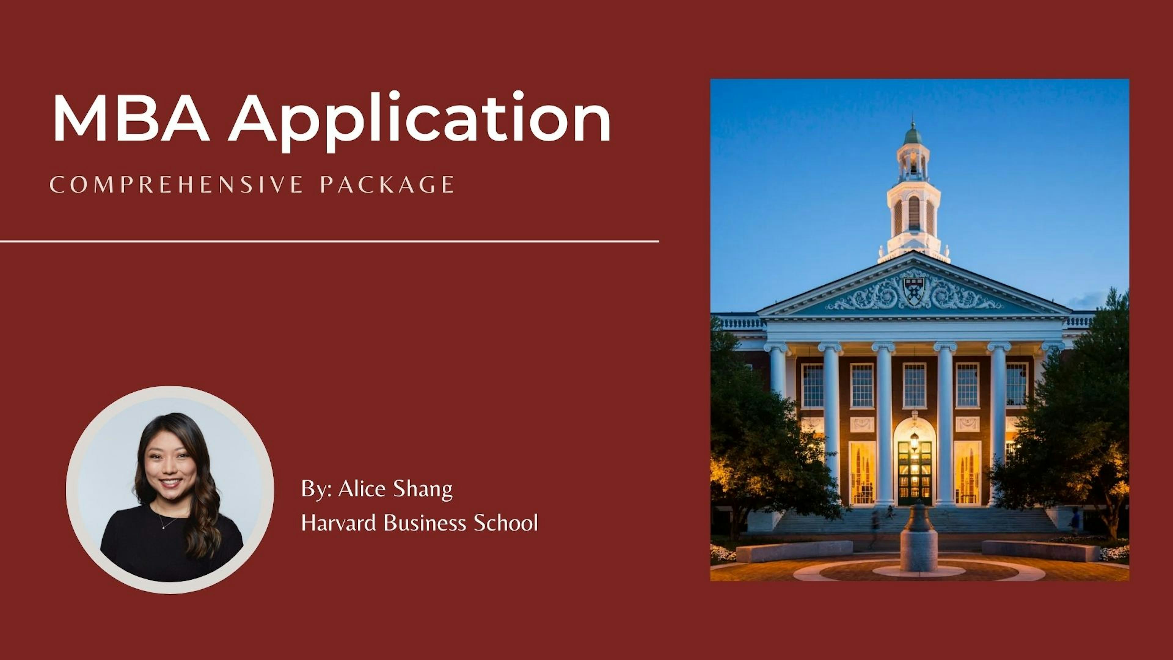 MBA Application Packages