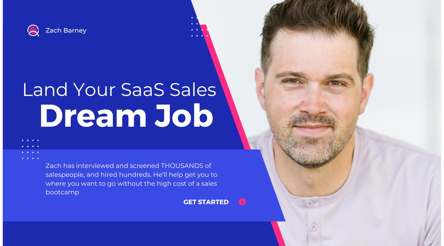 Get your dream job in SaaS Sales