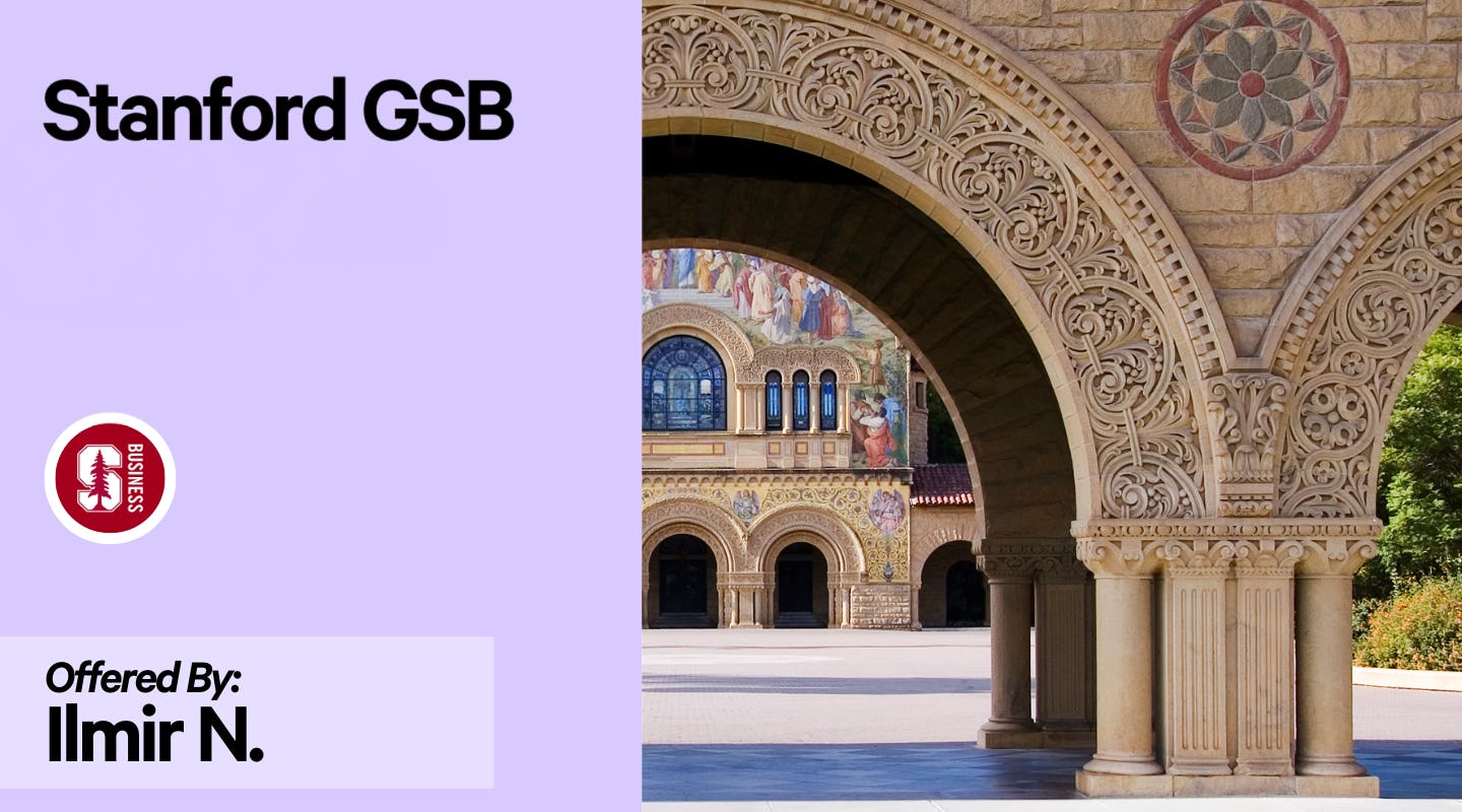 Prepare for the Stanford GSB Admission Interview (MSx/MBA)