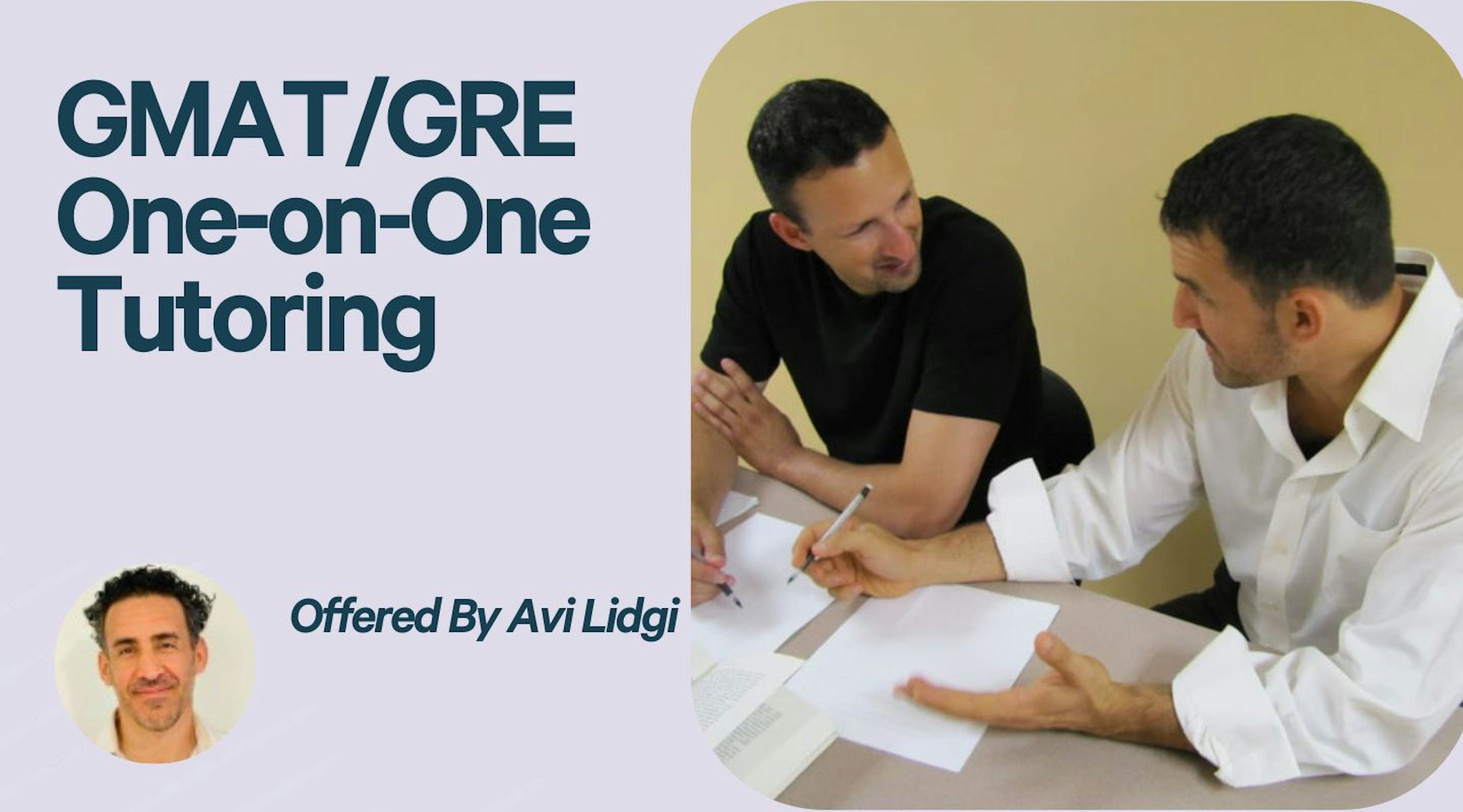 GRE/GMAT 15-Hour Tutoring Package