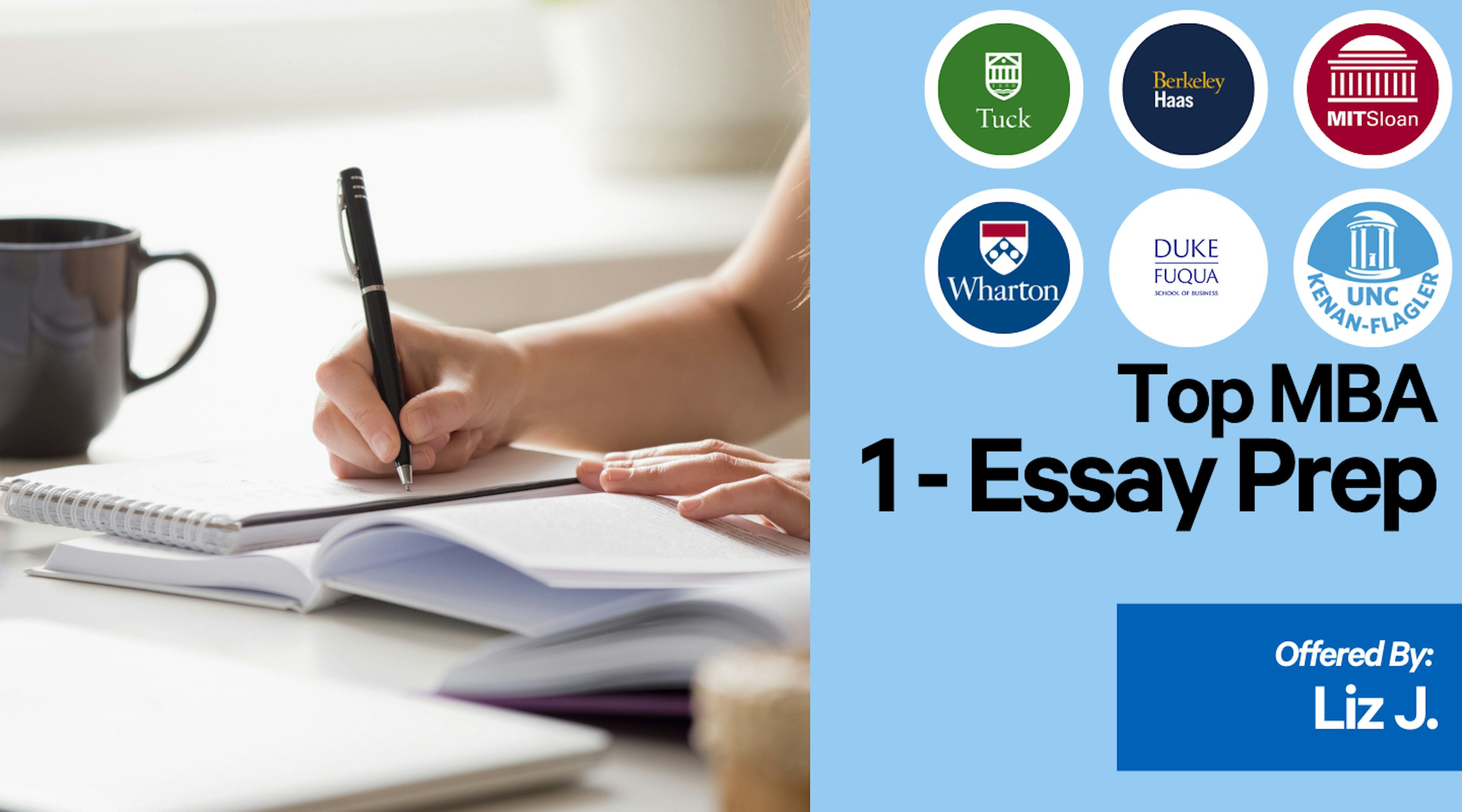 Polish your Story: 1 MBA Admissions Essay Support Package