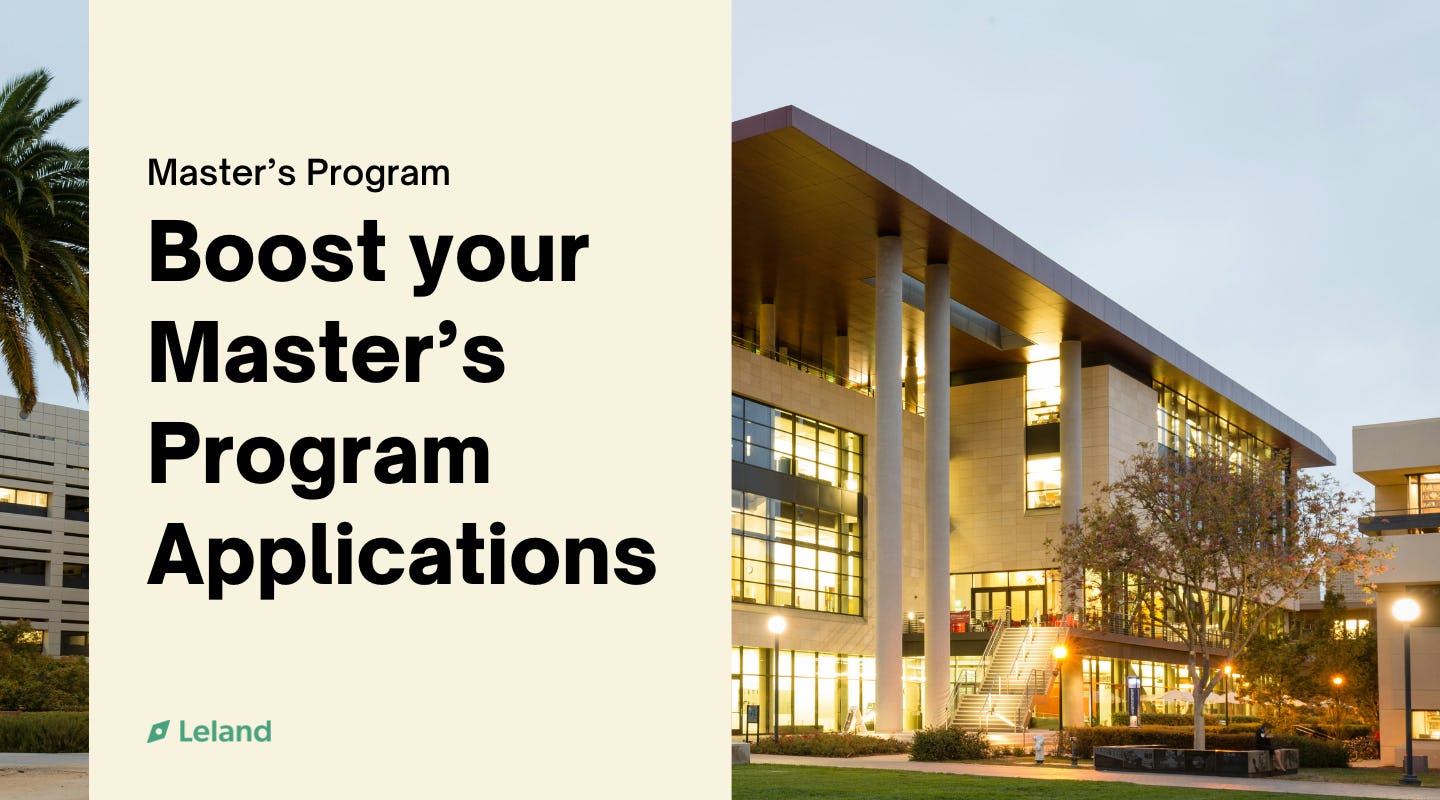 Boost Your Master's Program Applications