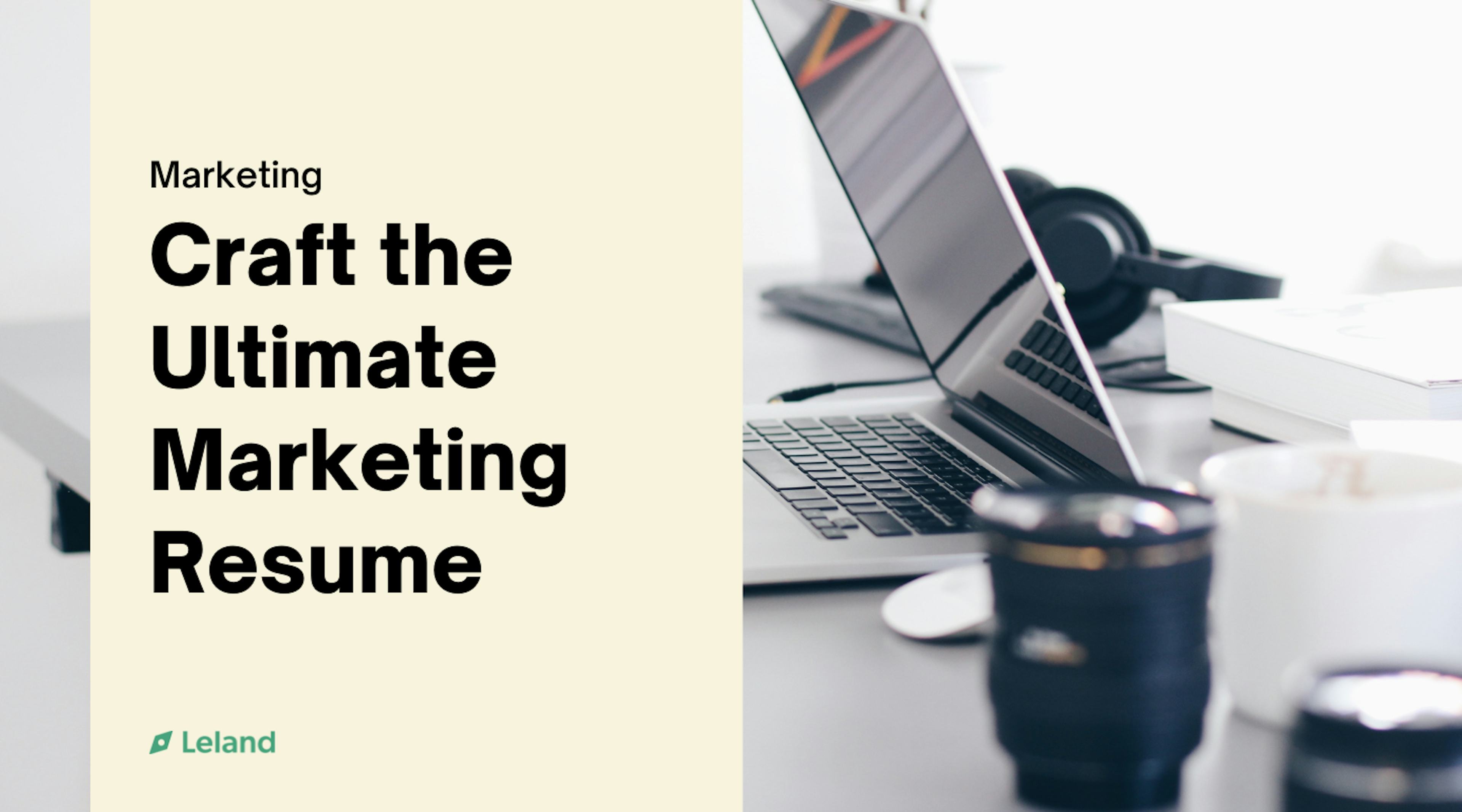 Craft the Ultimate Marketing Resume