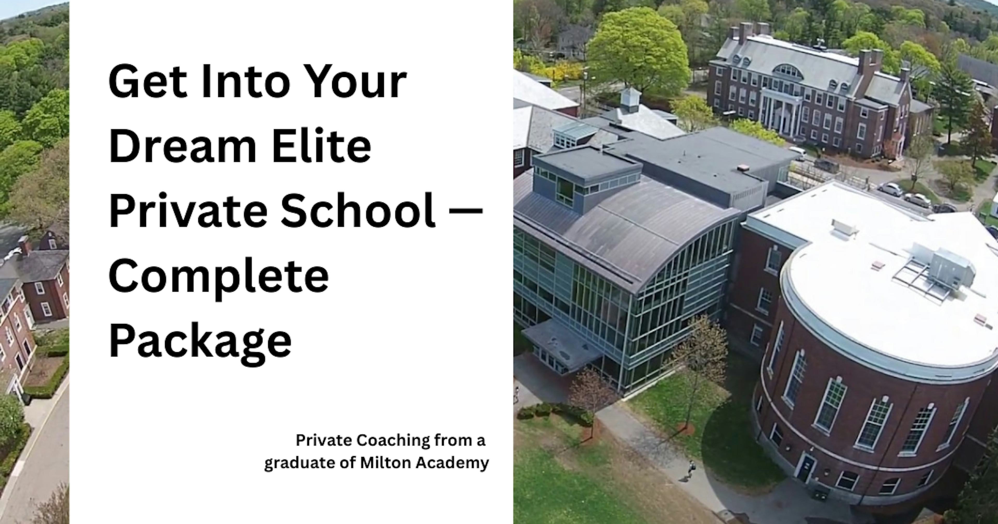 Get Into Your Dream Private School