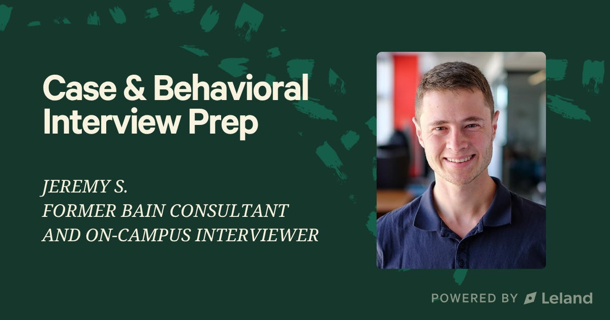 Case & Behavioral Interview Prep | Tiered Package | Management Consulting