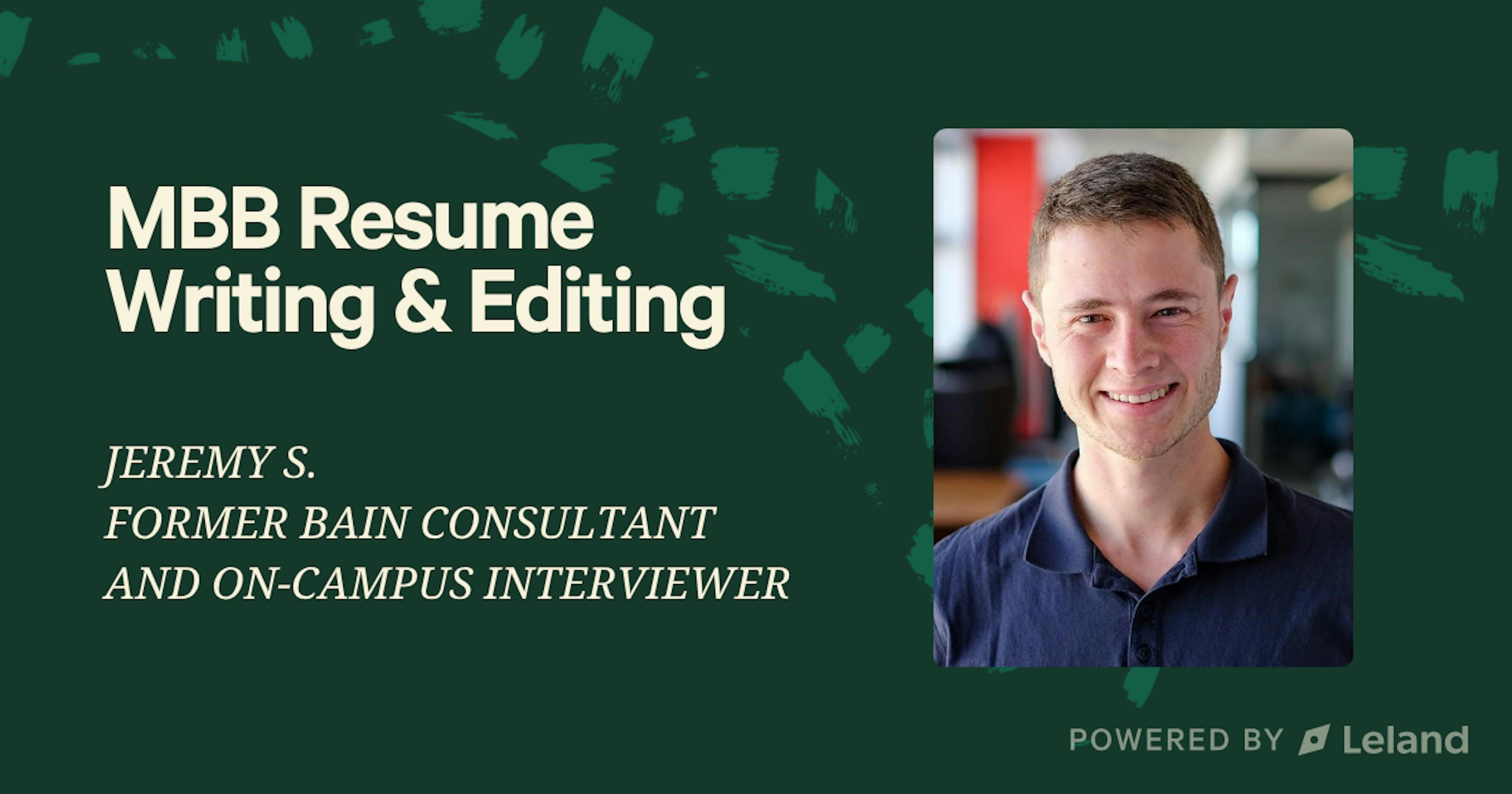 MBB Resume Writing & Editing