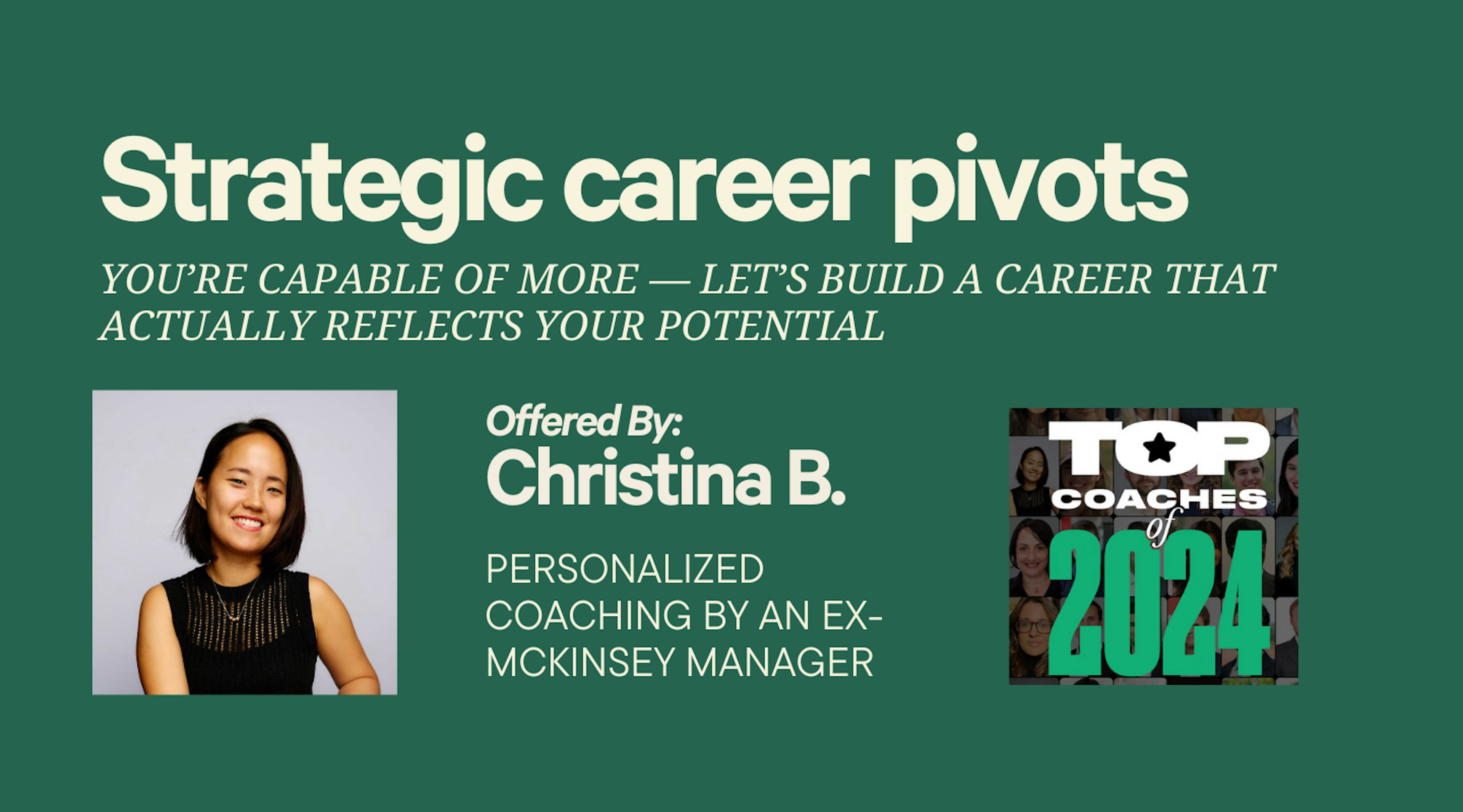 Career Pivot & Leadership Coaching for High-Achievers