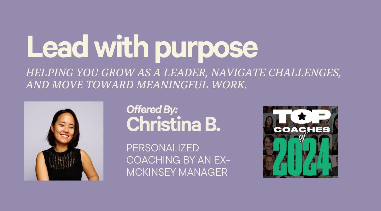 Career & Leadership Coaching for High Performers