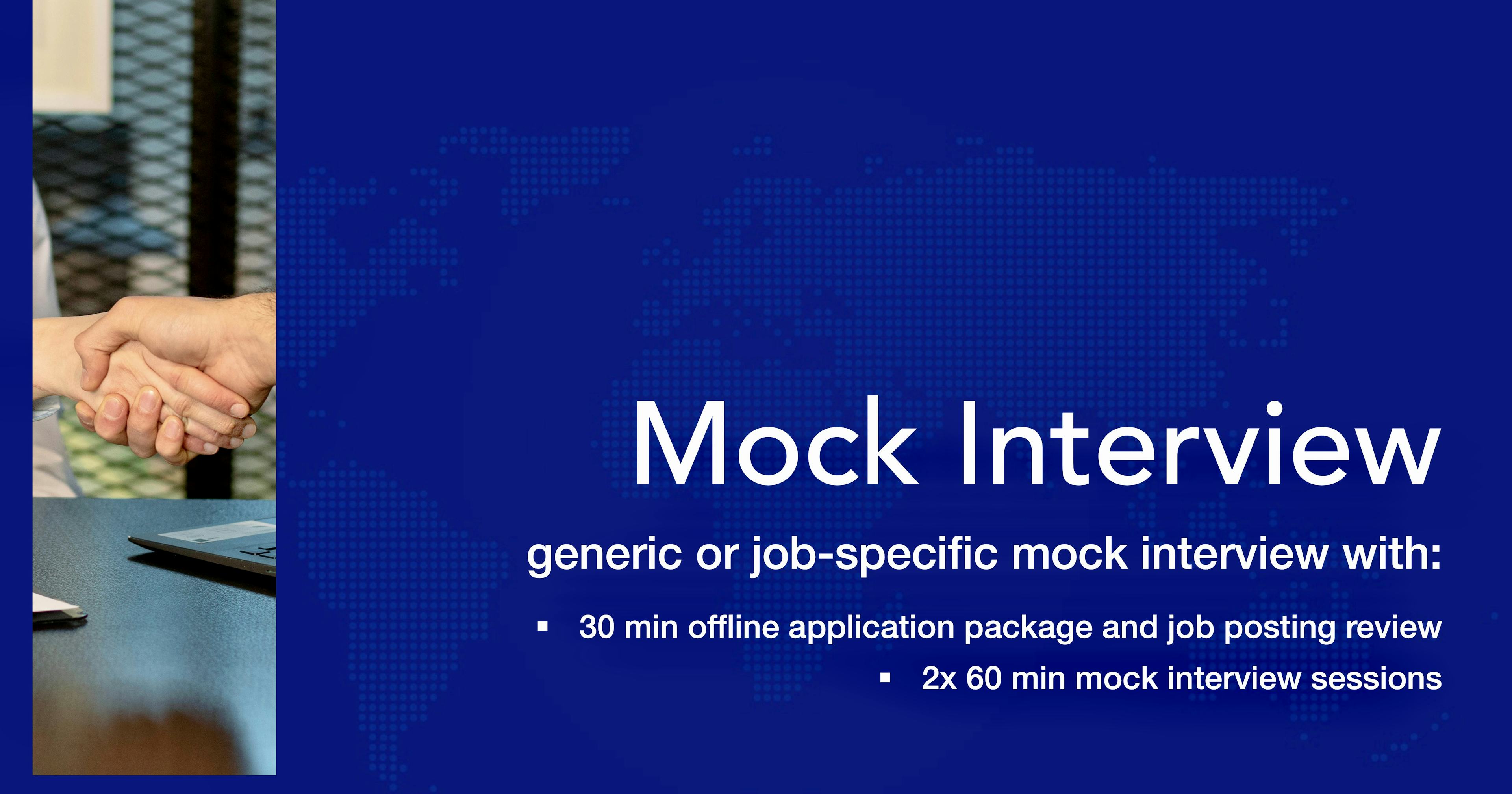 Interview Preparation and Mock Session