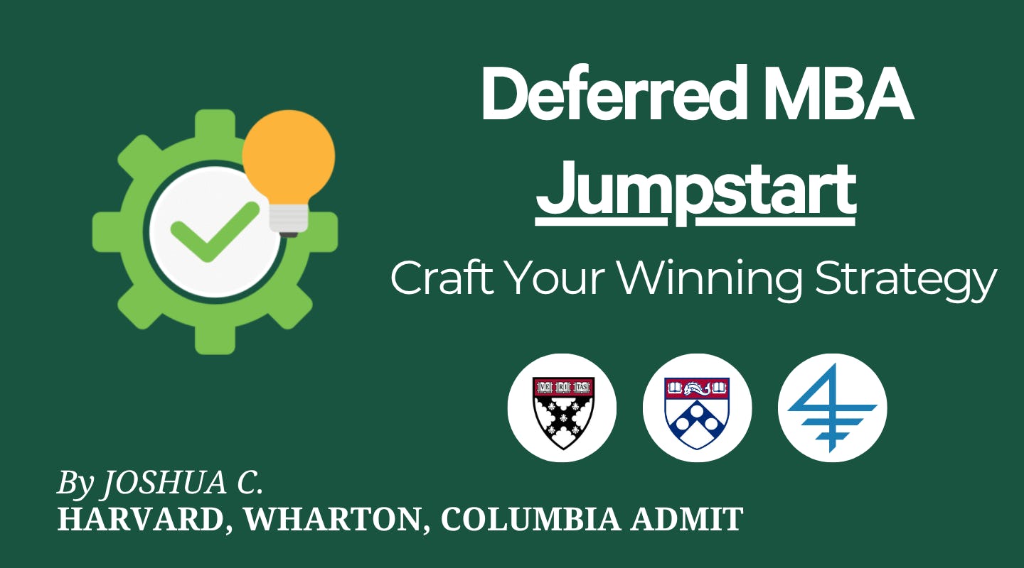 MBA Starter Pack (Deferred / Traditional) – Craft Your Winning Strategy