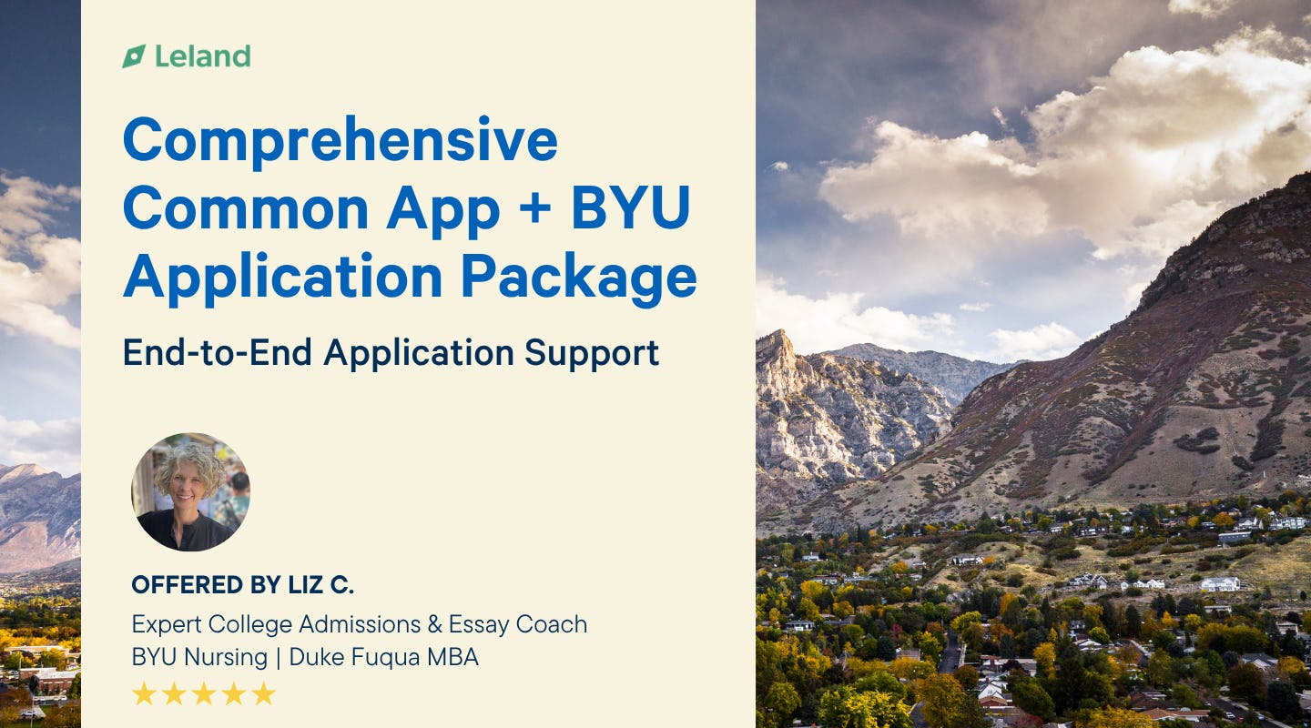Comprehensive College Application Package: Common App + Free BYU
