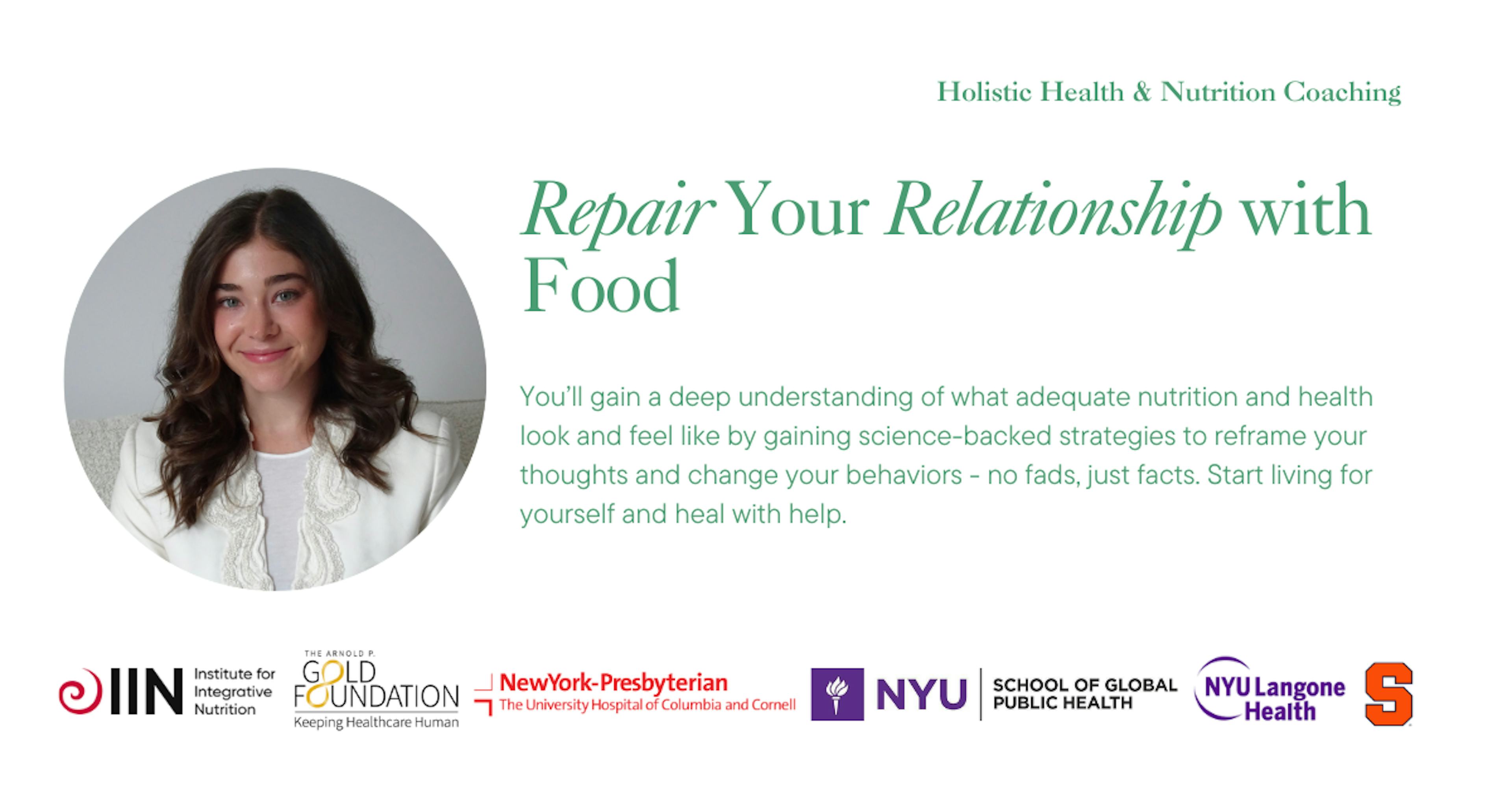 Repair Your Relationship With Food