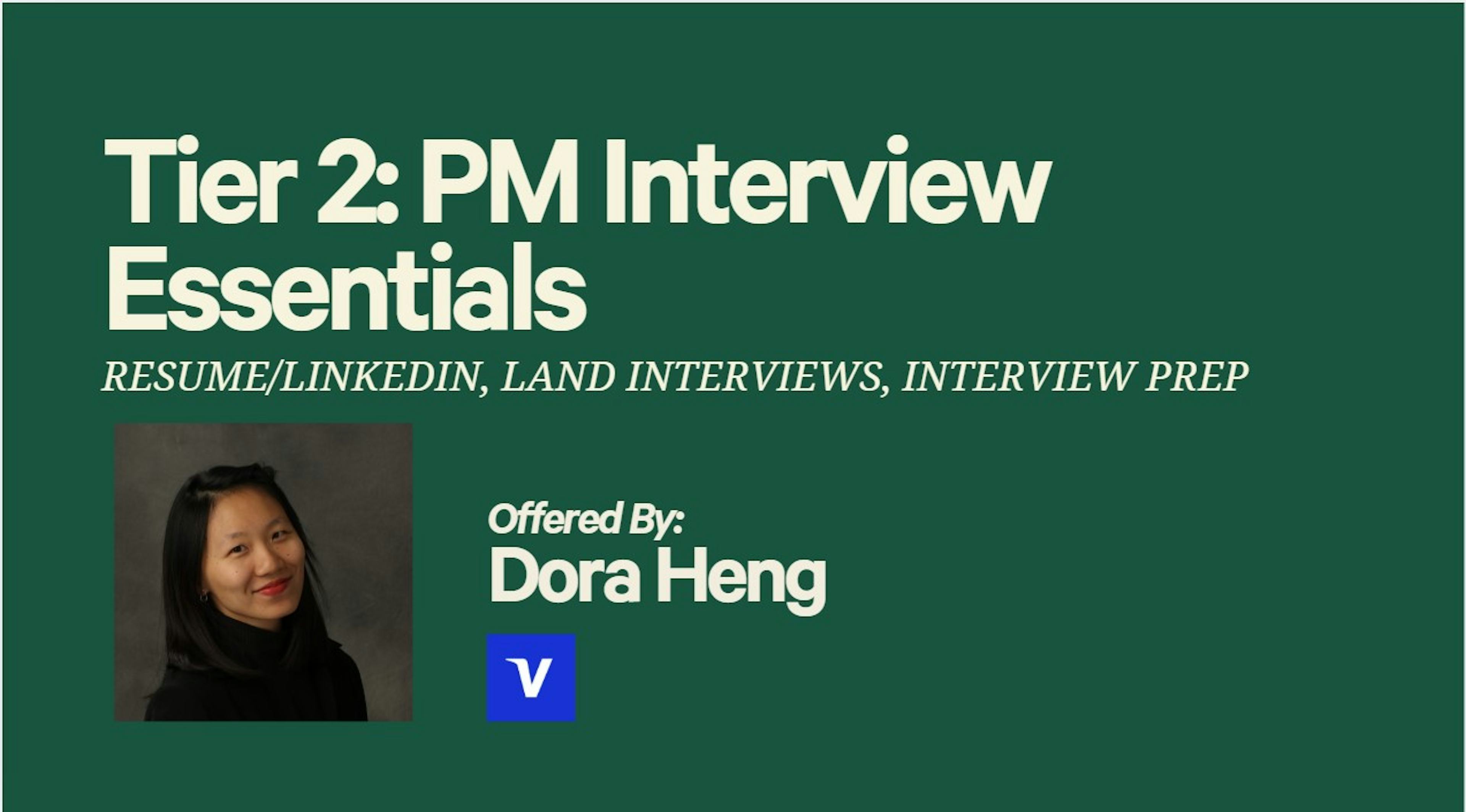 Tier 2: PM Interview Sprint