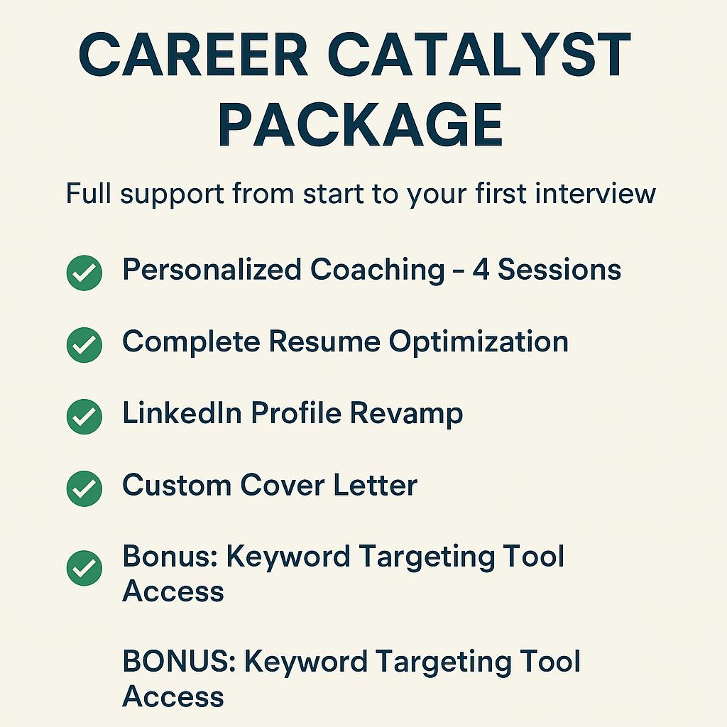 The Career Catalyst Package